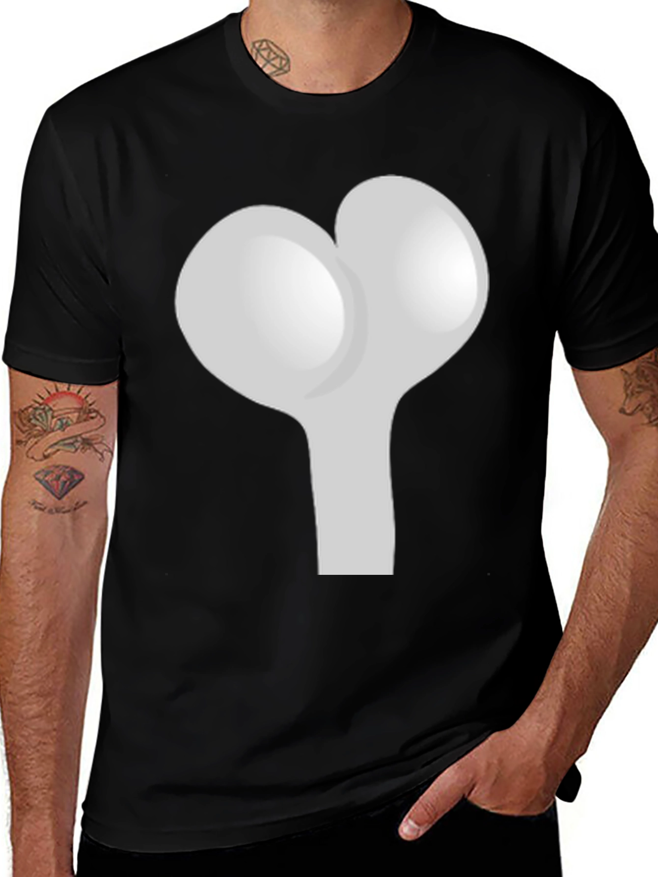 Funny Bone Graphic Tee - Novelty Anatomy T-Shirt