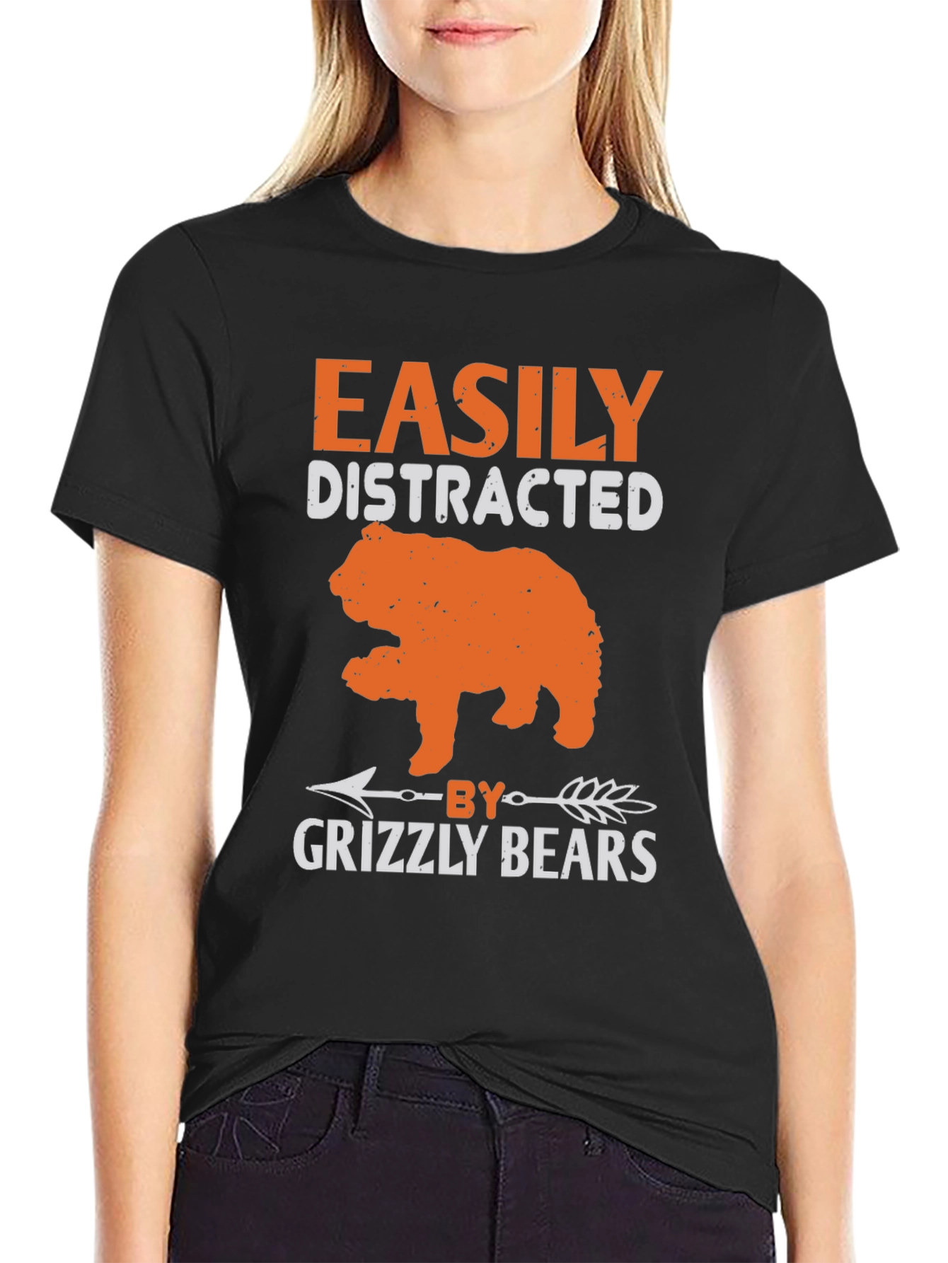 Easily Distracted by Grizzly Bears T-Shirt