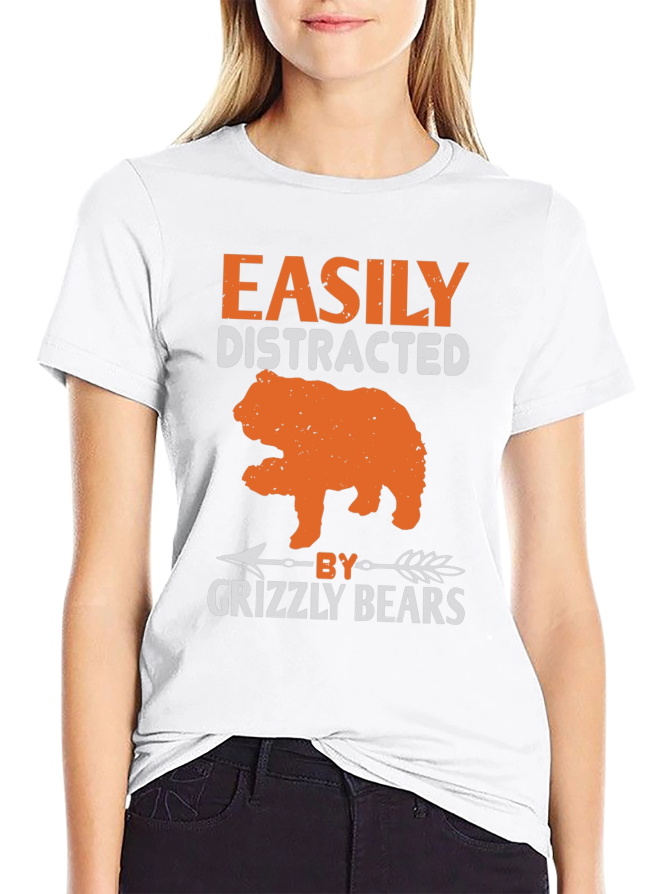 Easily Distracted by Grizzly Bears T-Shirt