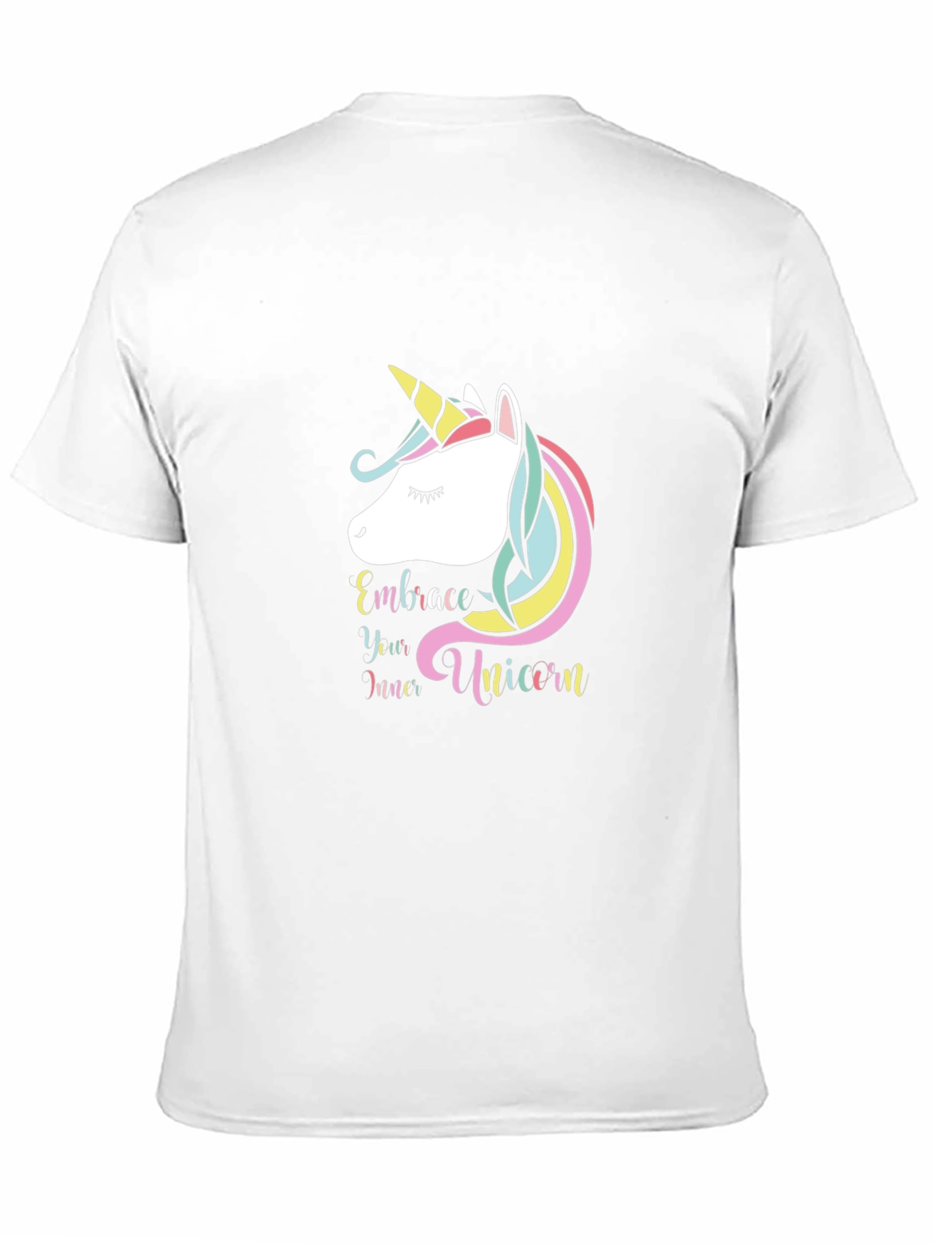 Embrace Your Inner Unicorn Black T-Shirt