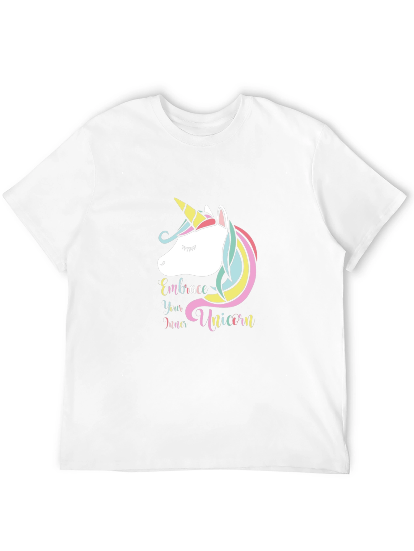 Embrace Your Inner Unicorn Black T-Shirt