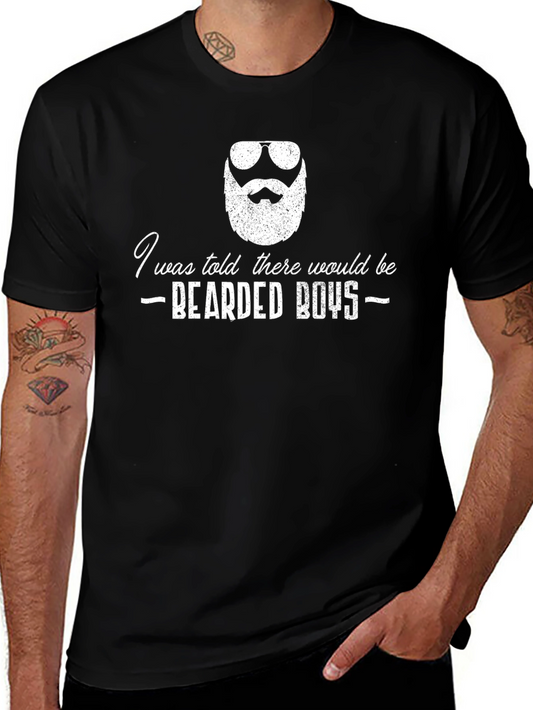 Bearded Boys T-Shirt - Funny Graphic Tee
