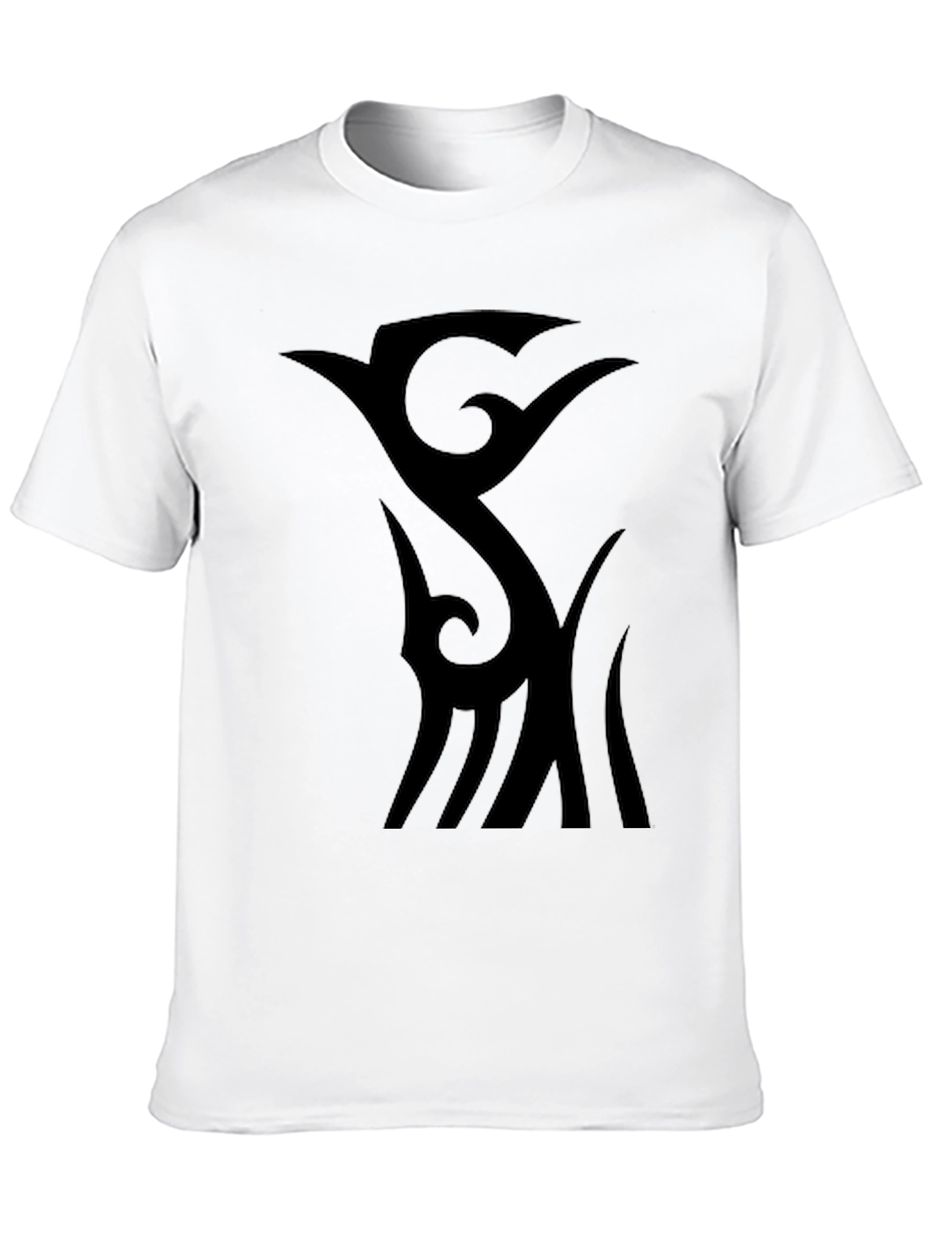 Modern Tribal Design Black T-Shirt