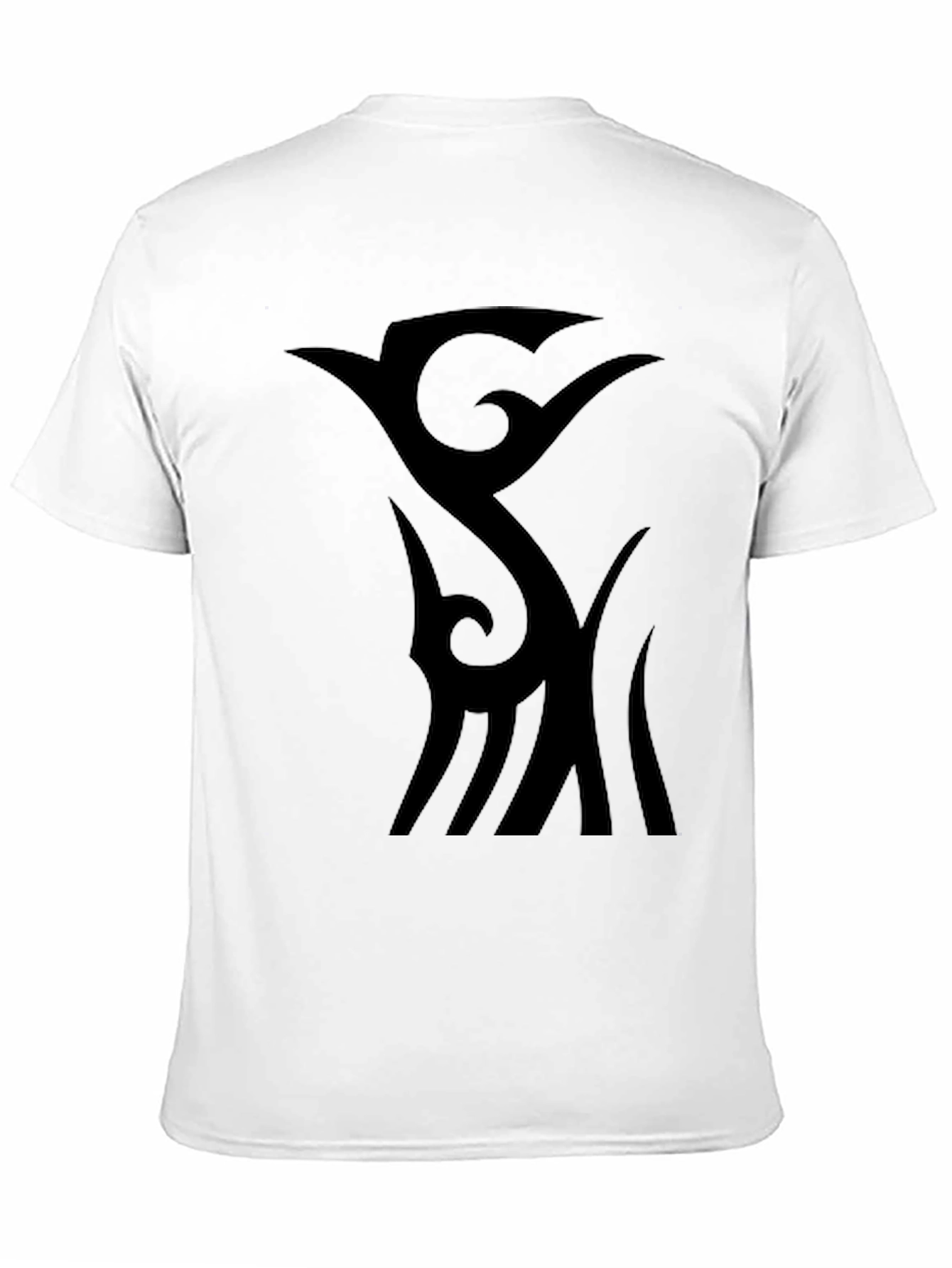 Modern Tribal Design Black T-Shirt