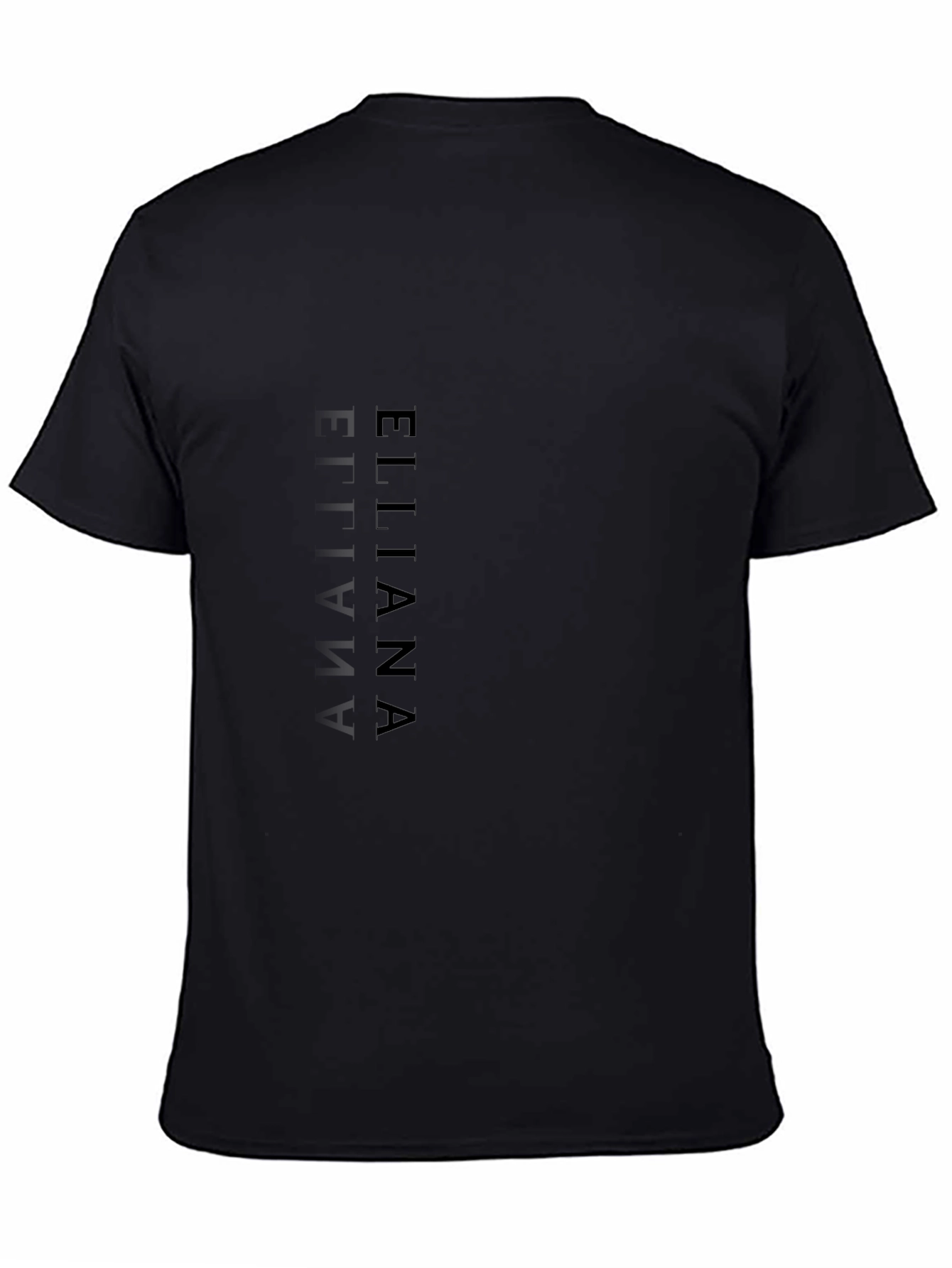 Modern Black Graphic Tee