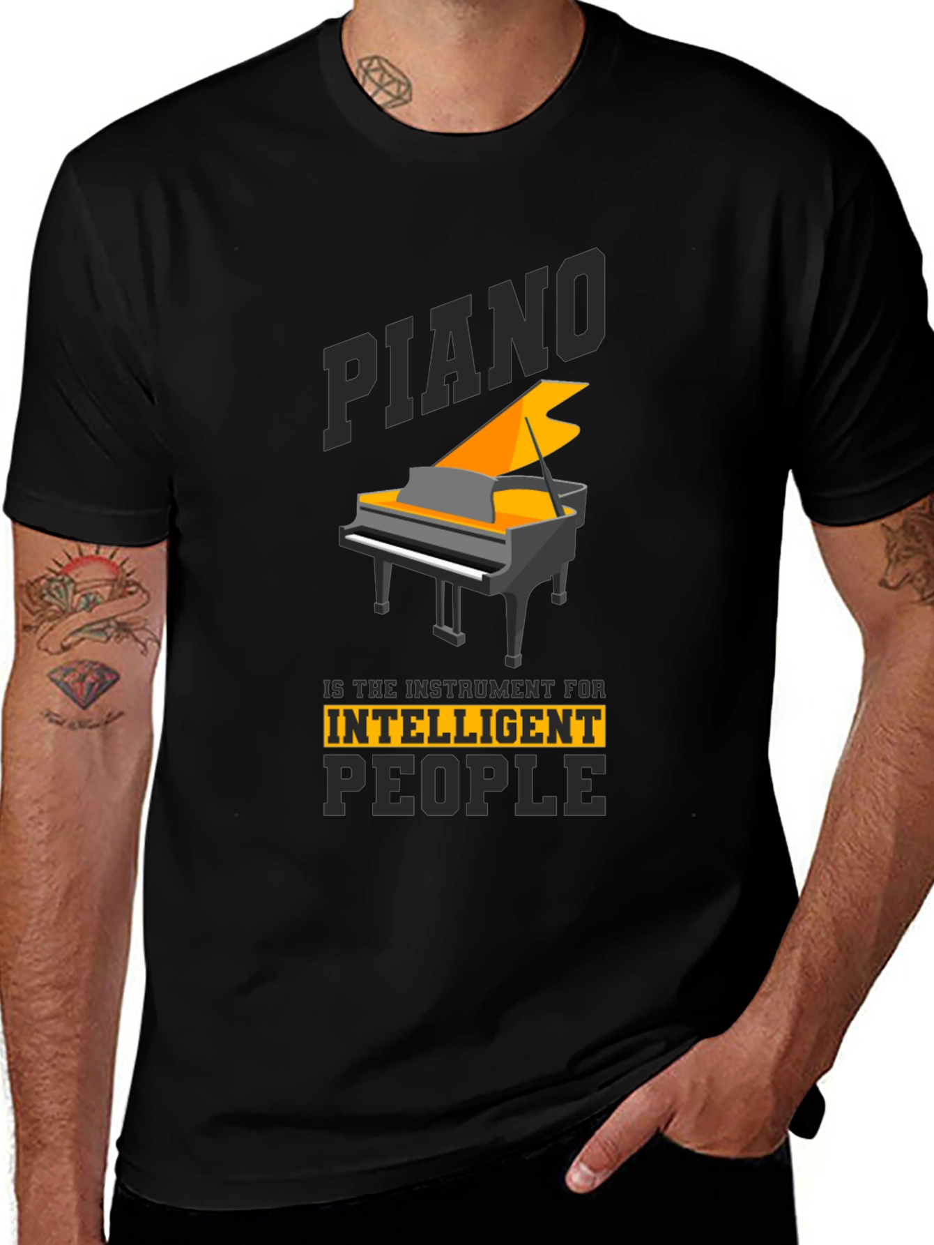 Piano Intelligent People T-Shirt