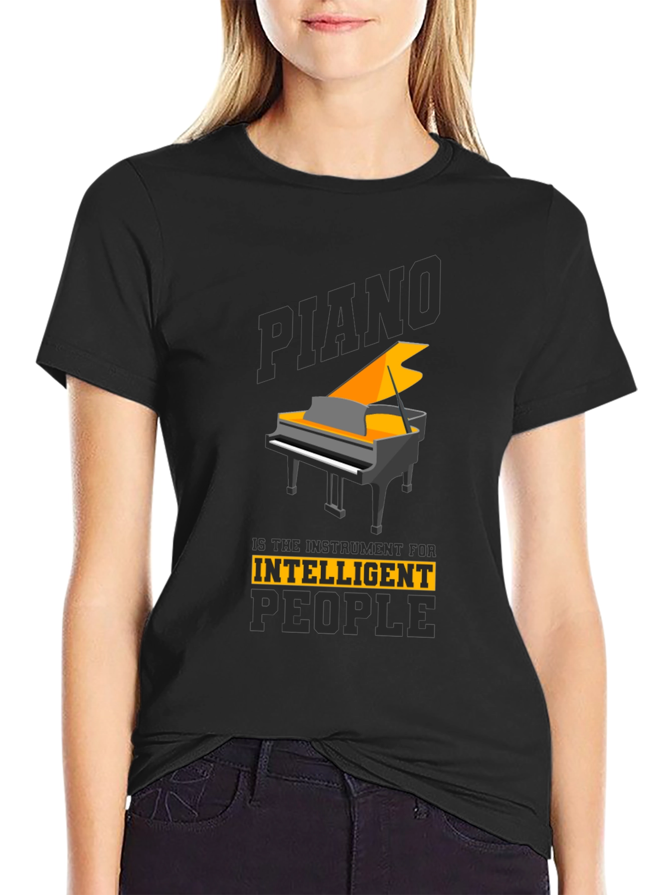 Piano Intelligent People T-Shirt