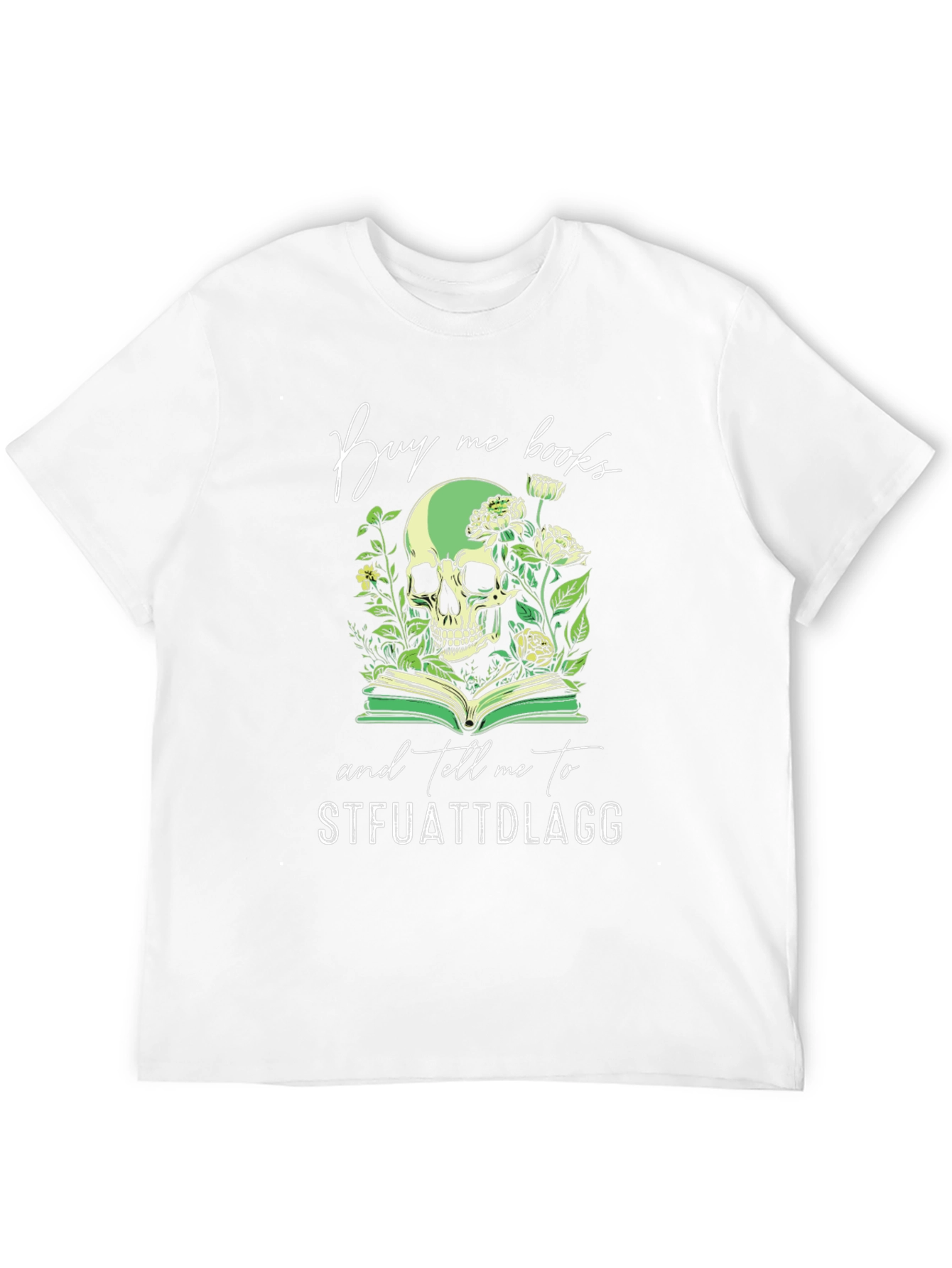 Buy Me Books Skull Graphic Tee
