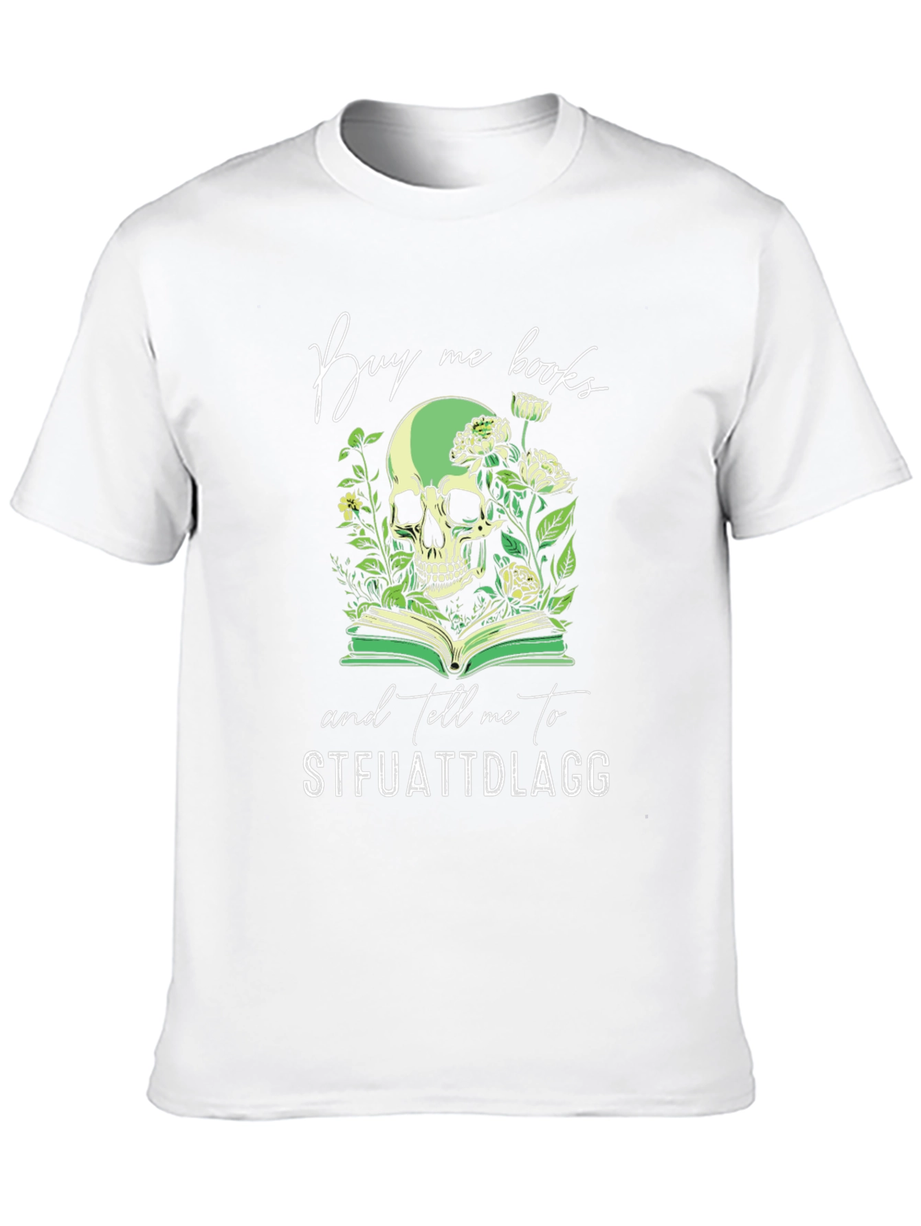 Buy Me Books Skull Graphic Tee