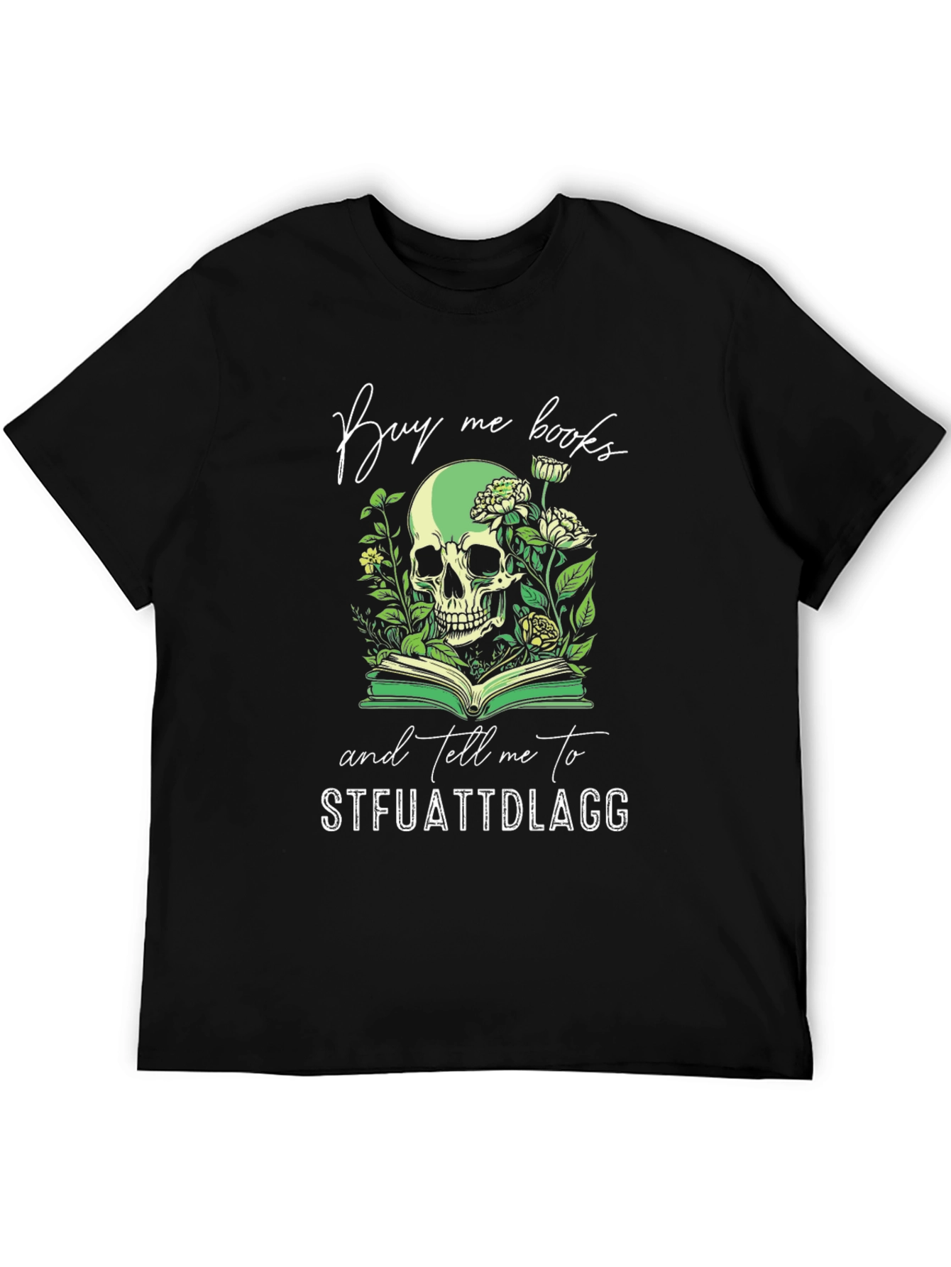 Buy Me Books Skull Graphic Tee