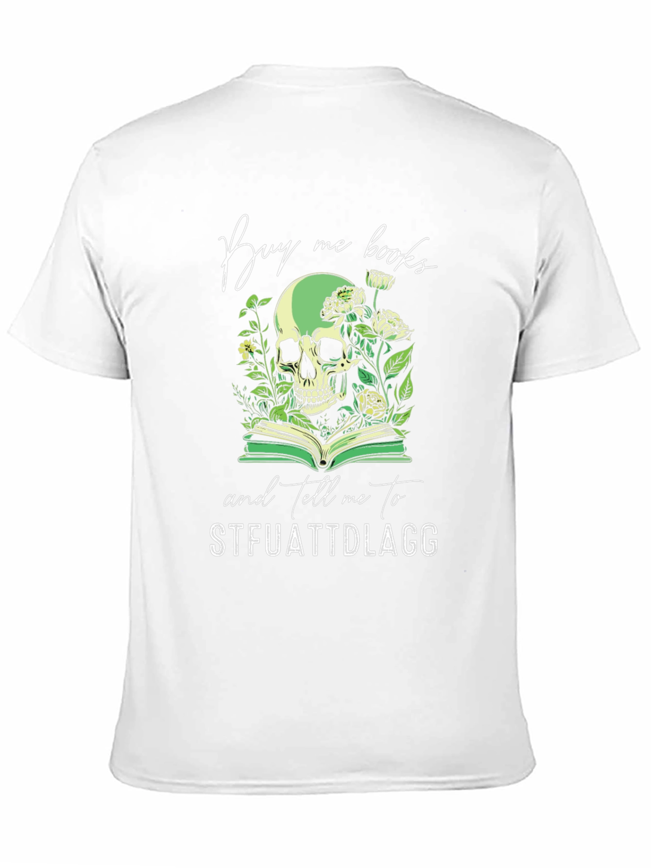 Buy Me Books Skull Graphic Tee