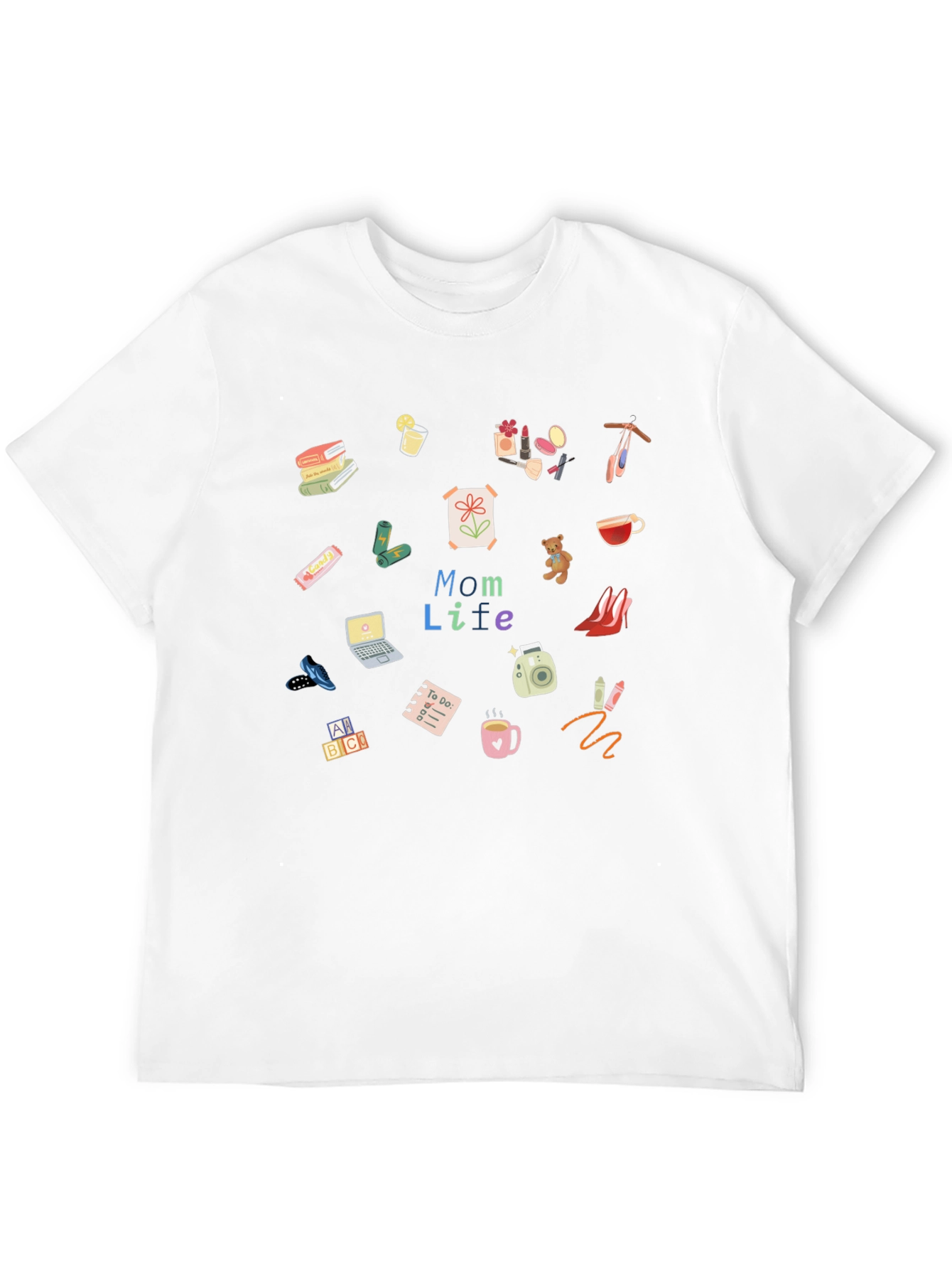 Stylish Mom Life Graphic T-Shirt