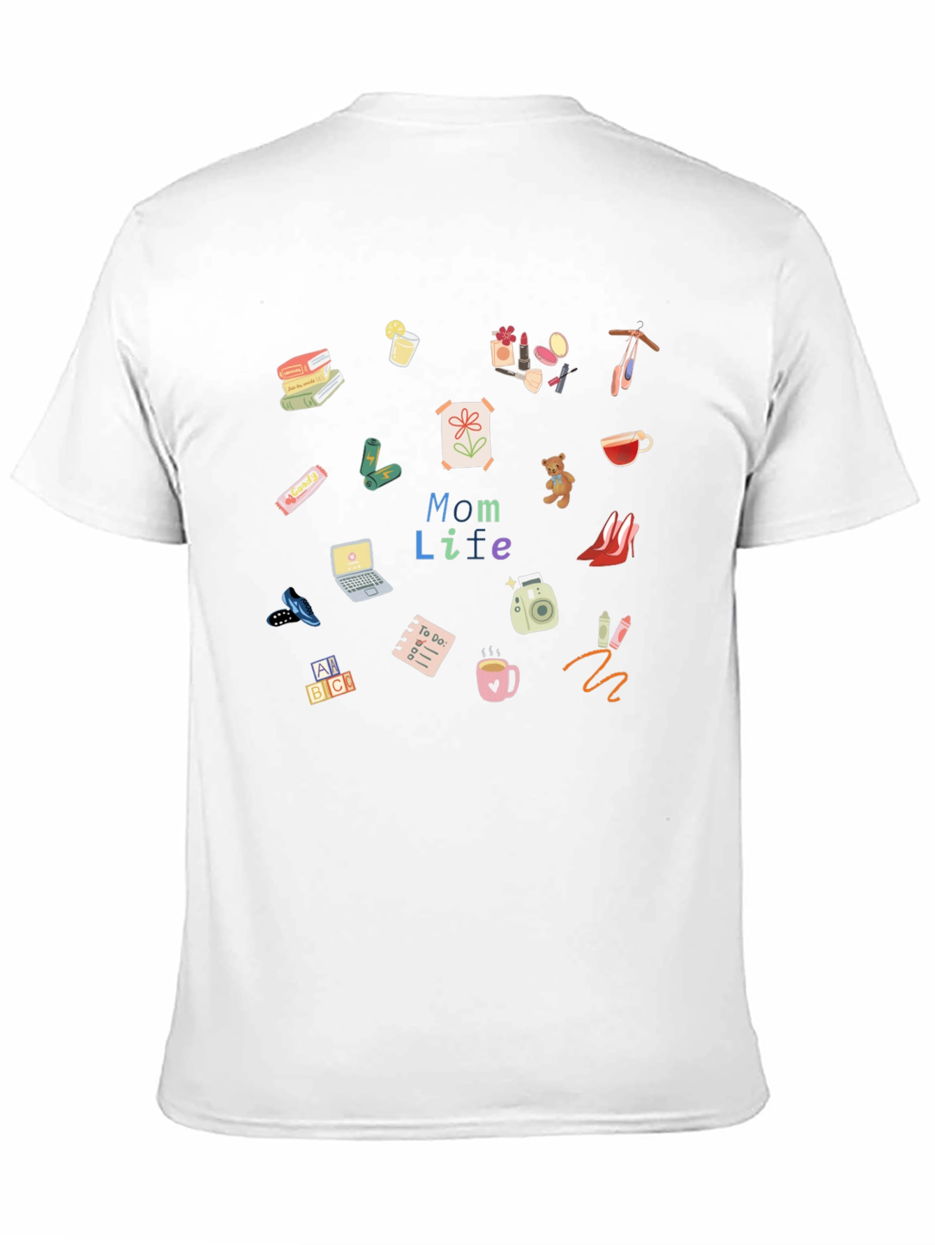 Stylish Mom Life Graphic T-Shirt
