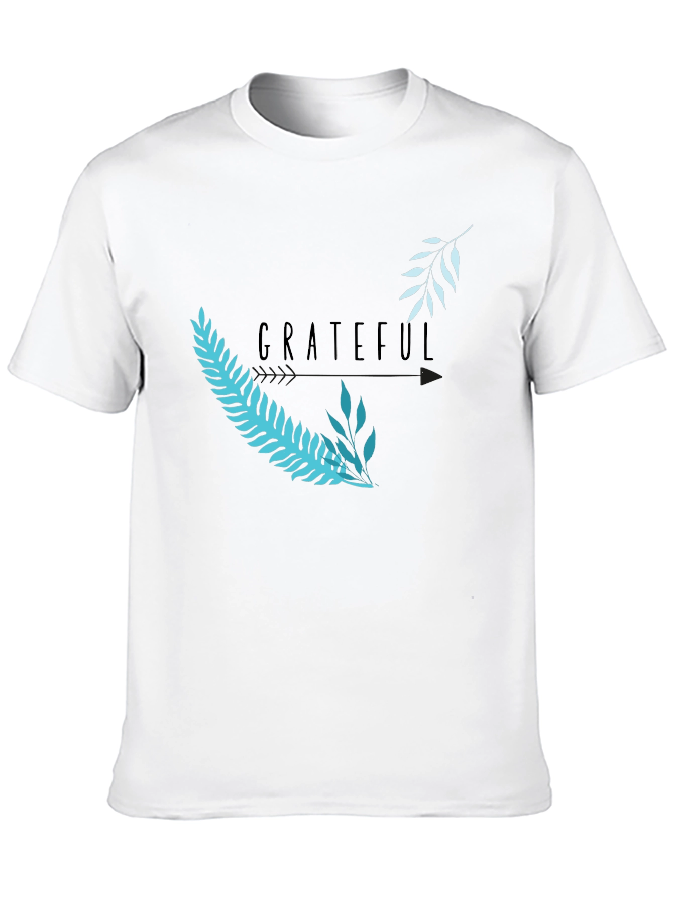 Grateful Graphic Tee - Black Casual T-Shirt
