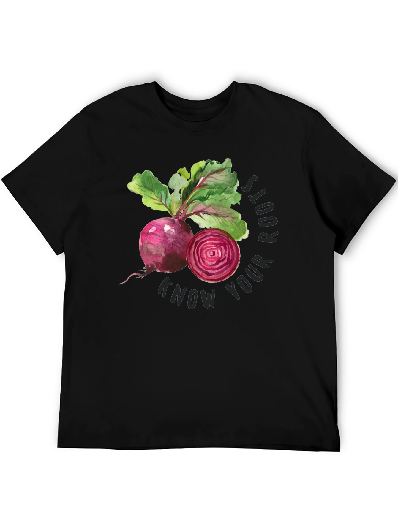Know Your Roots Beetroot Graphic T-Shirt