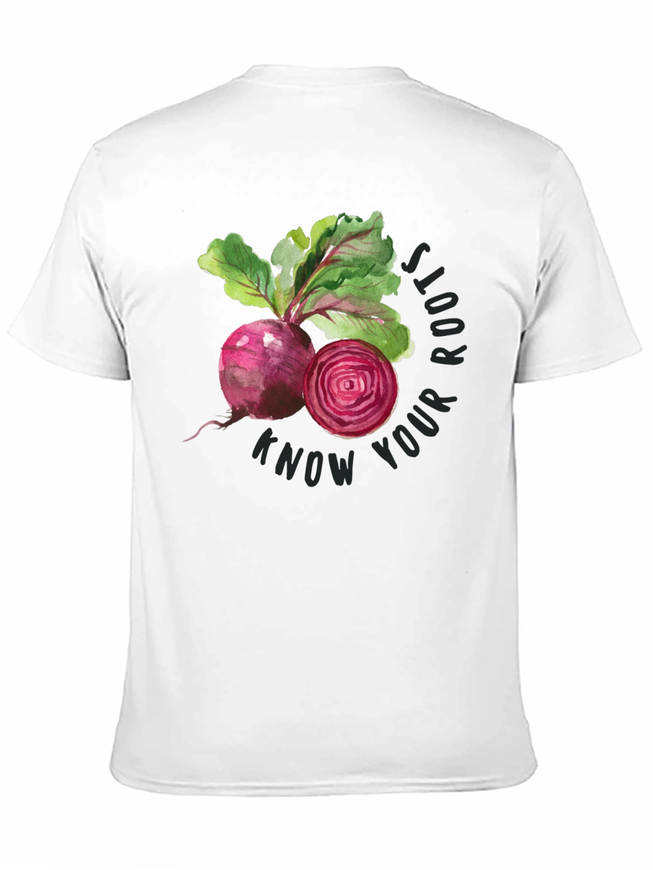Know Your Roots Beetroot Graphic T-Shirt
