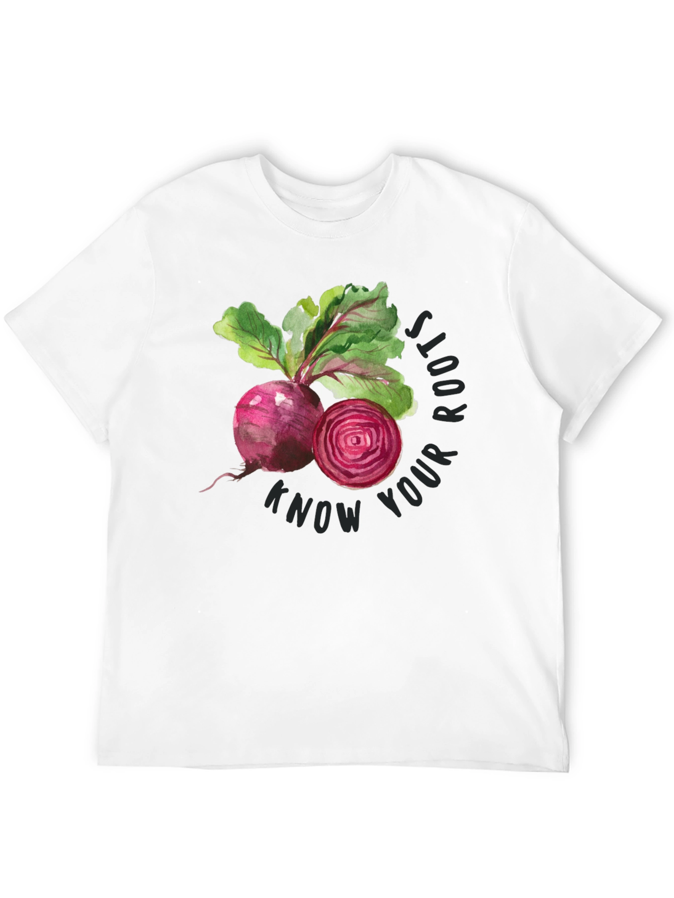 Know Your Roots Beetroot Graphic T-Shirt