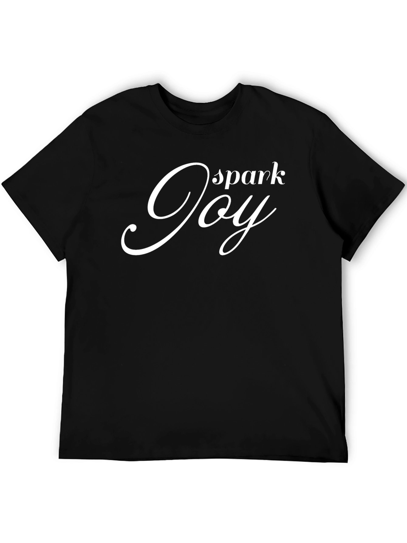 Spark Joy Graphic Tee - Unisex Black T-Shirt