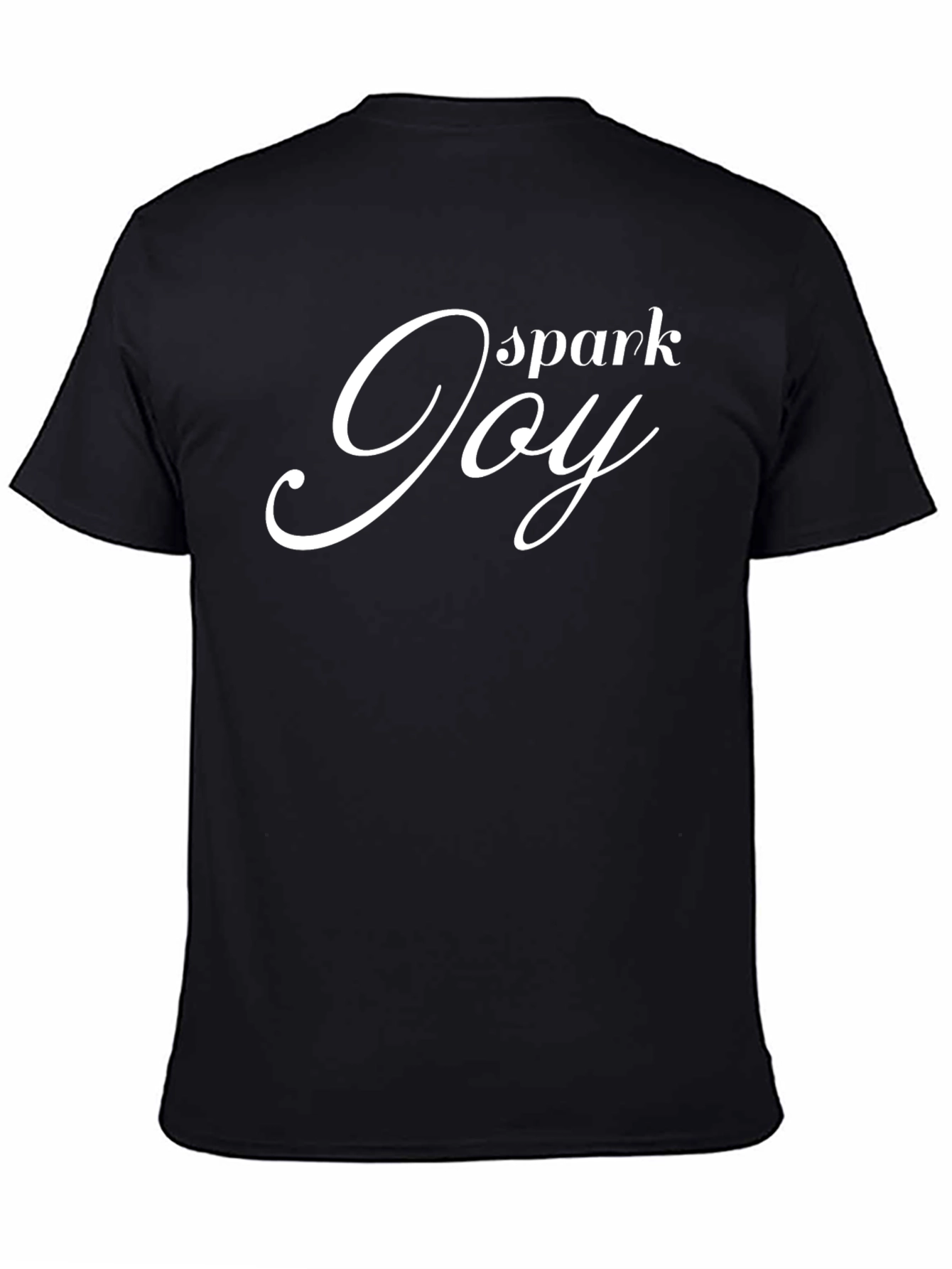 Spark Joy Graphic Tee - Unisex Black T-Shirt
