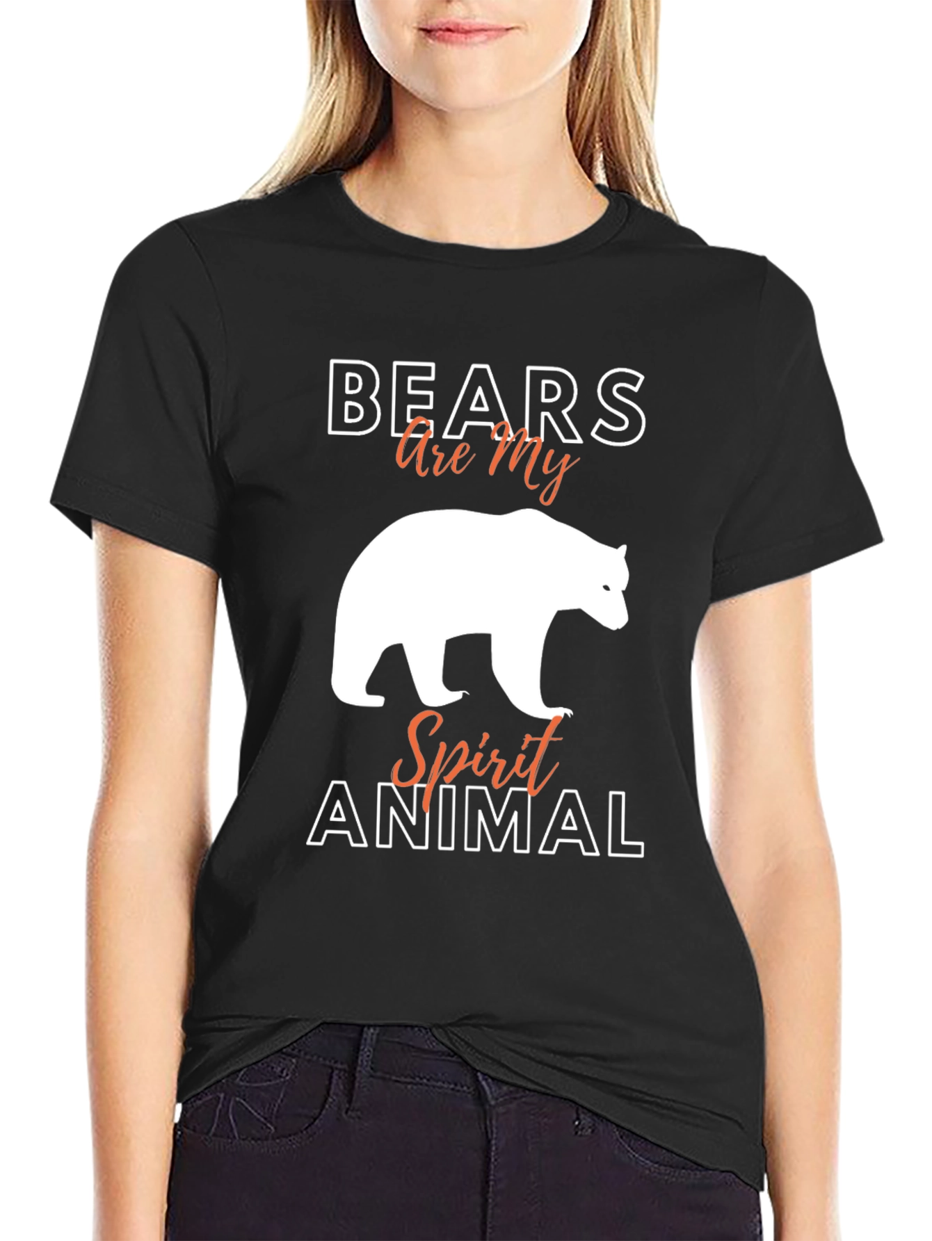 Bears Are My Spirit Animal Graphic T-Shirt