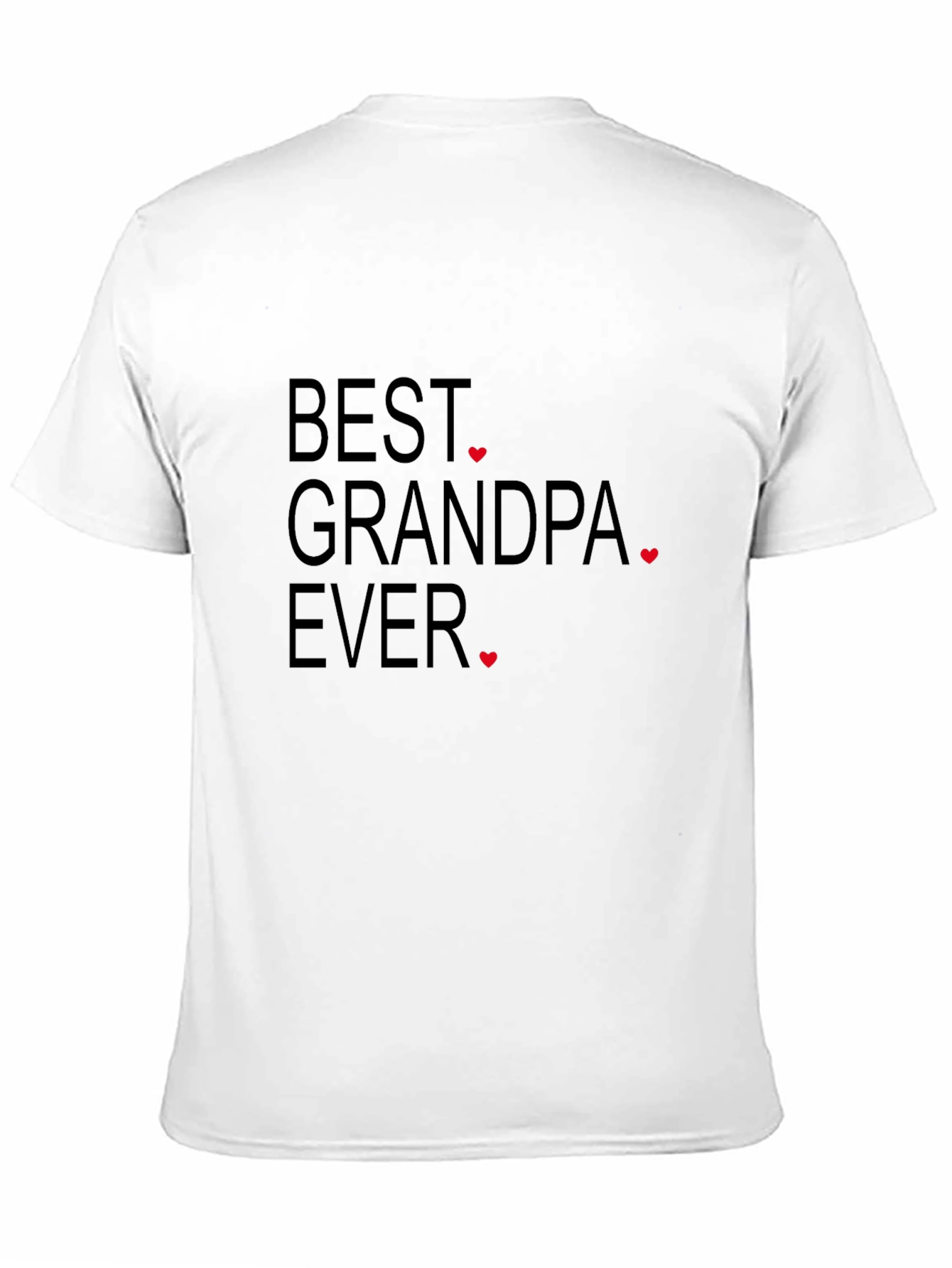 Best Grandpa Ever Black T-Shirt - Great Gift Idea!