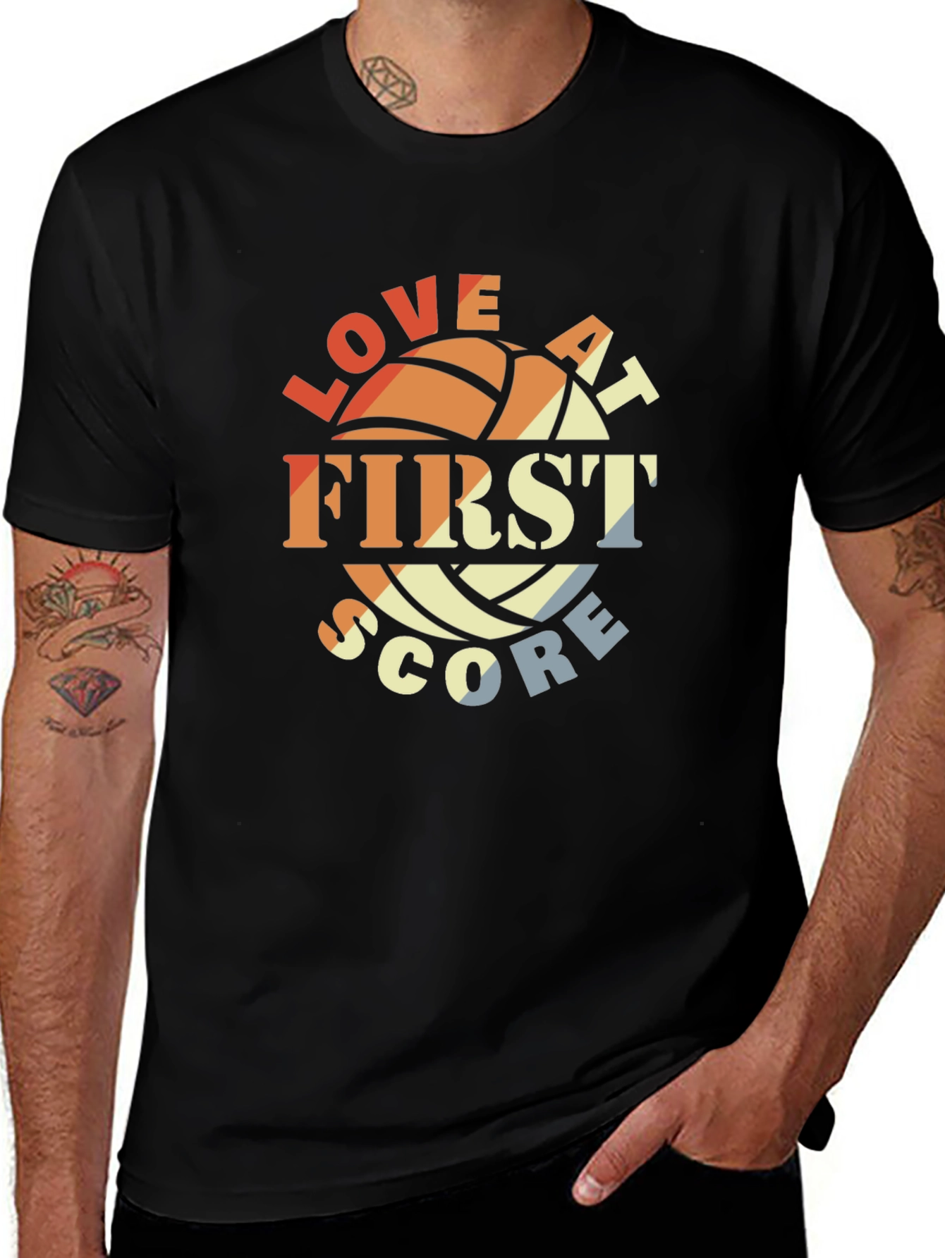 Love at First Score Volleyball T-Shirt