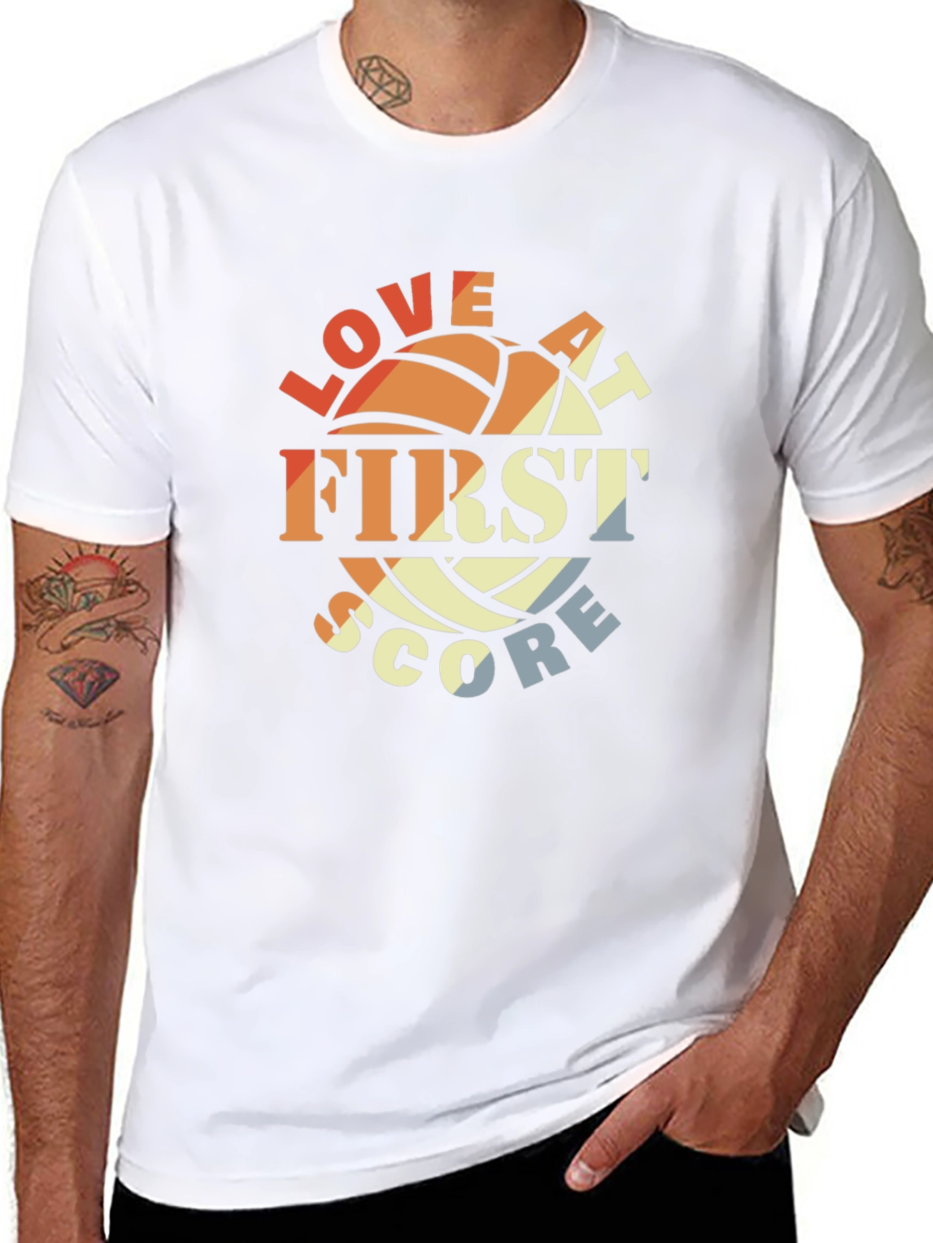 Love at First Score Volleyball T-Shirt