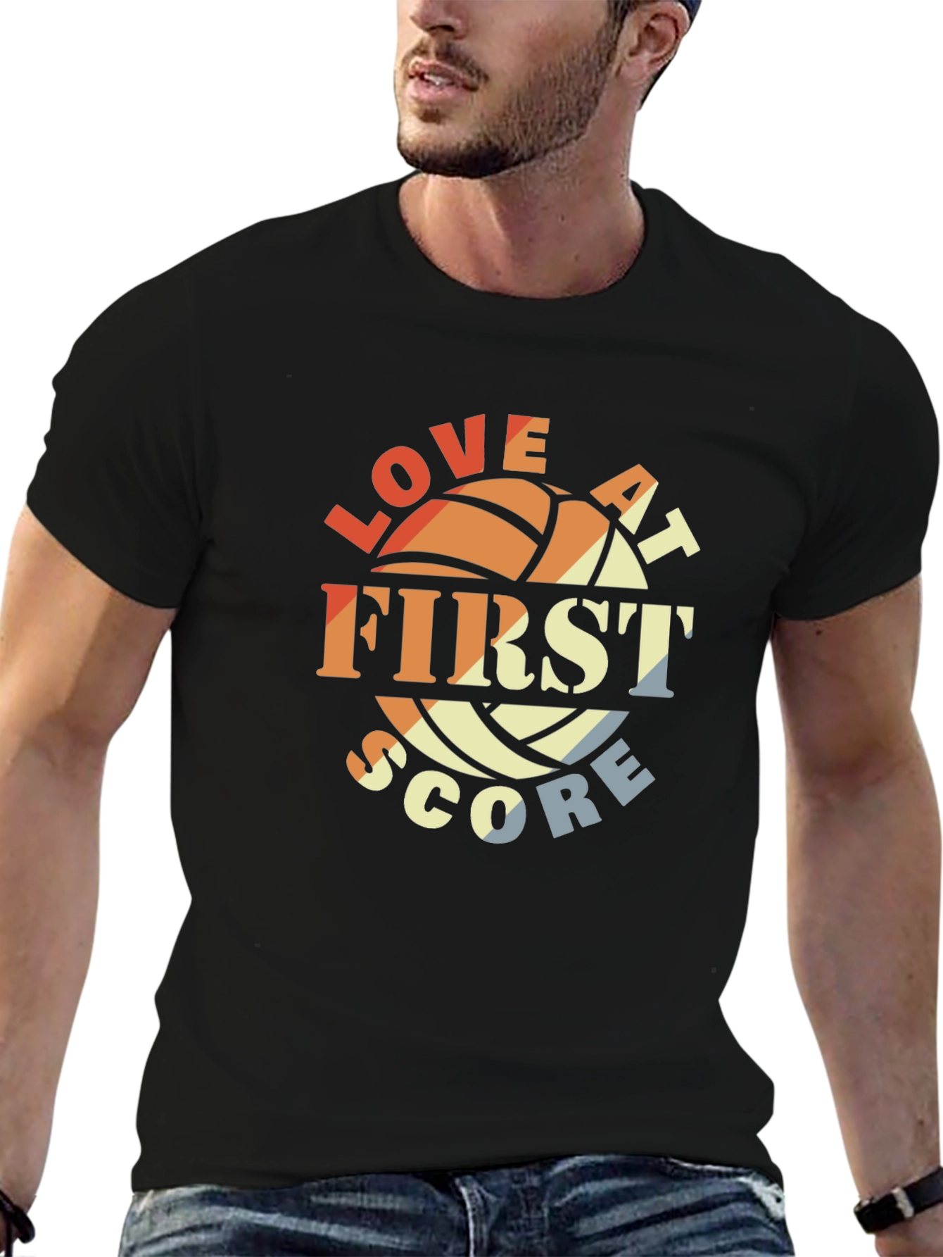 Love at First Score Volleyball T-Shirt