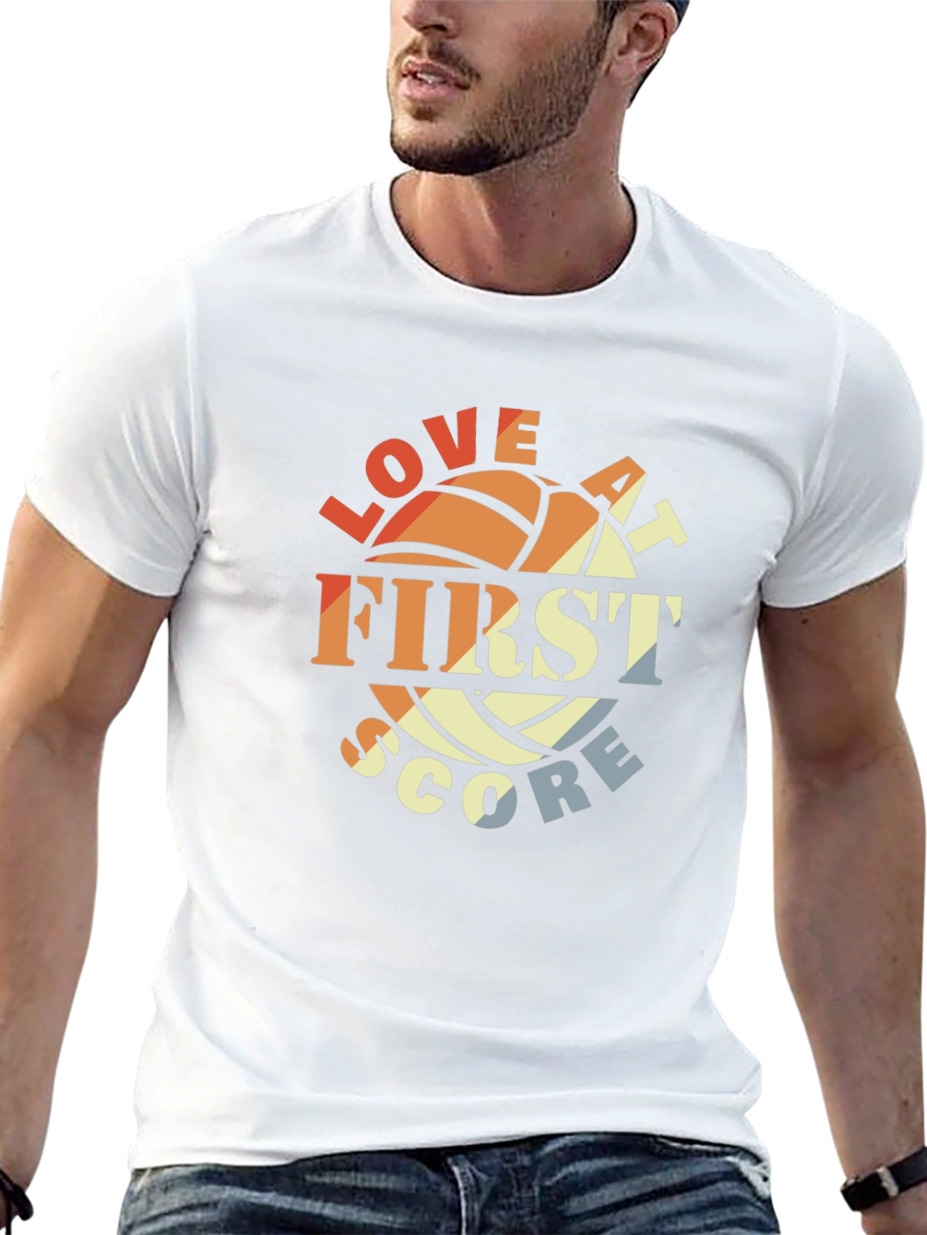 Love at First Score Volleyball T-Shirt