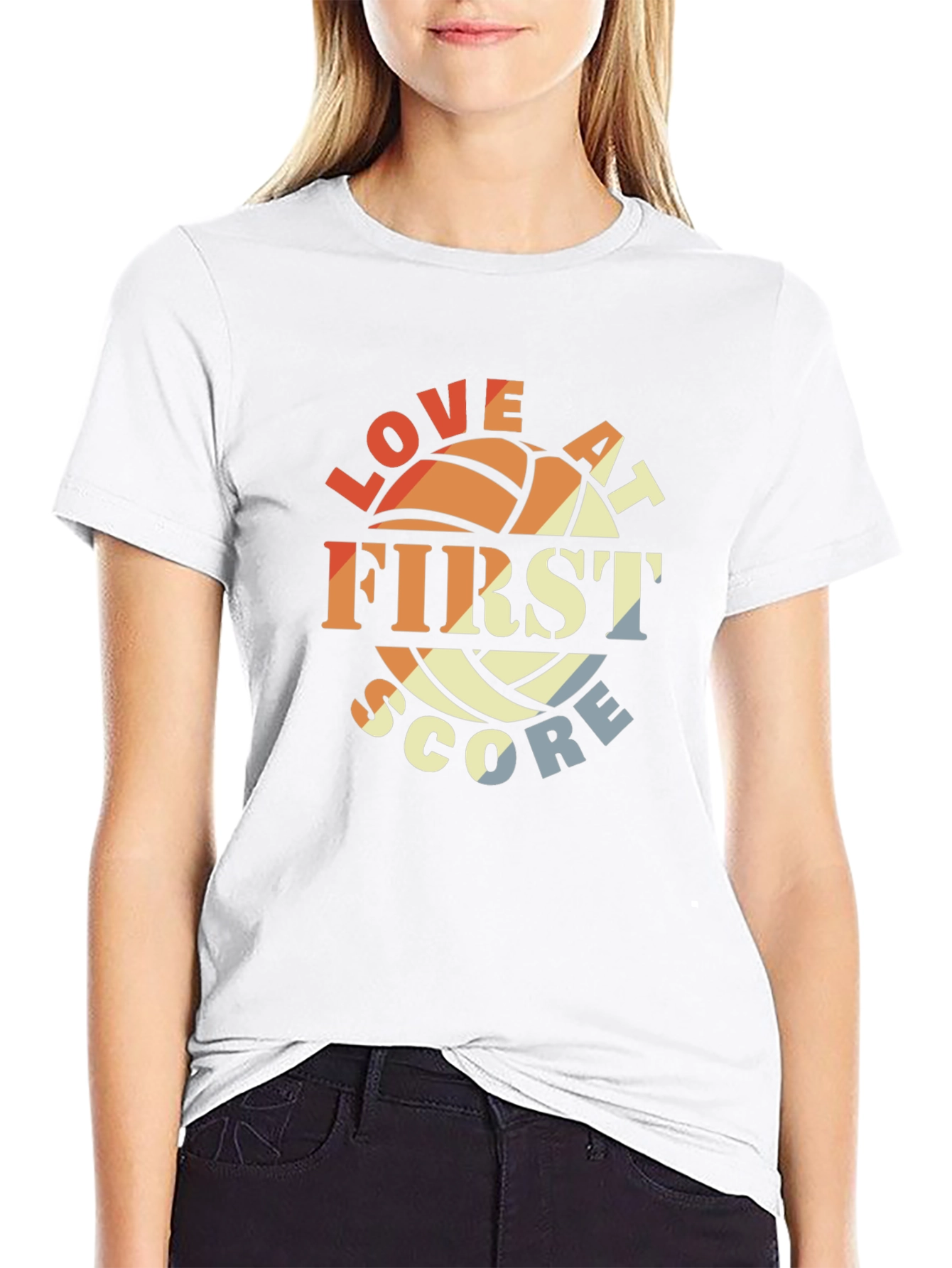 Love at First Score Volleyball T-Shirt