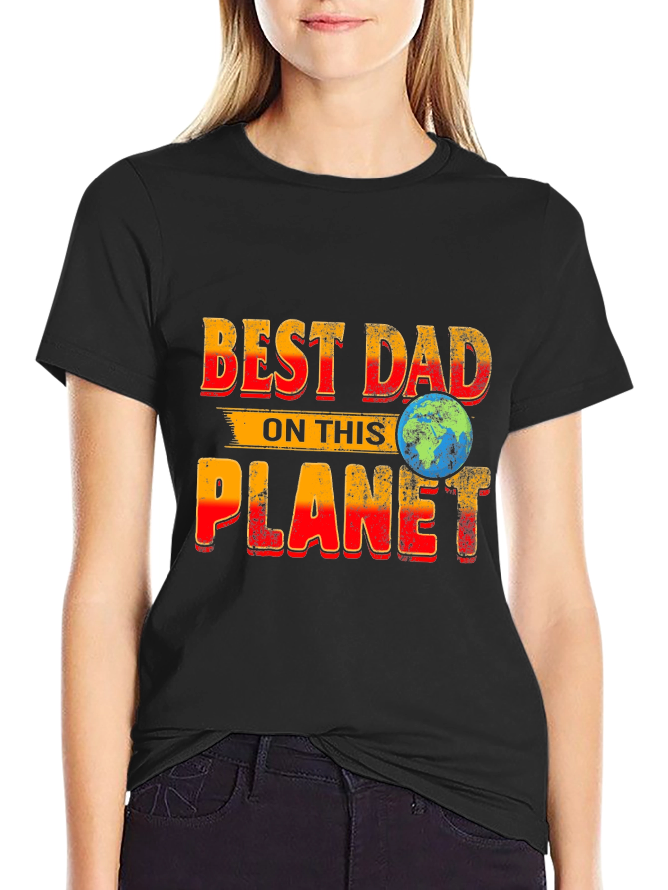 Best Dad On This Planet Graphic T-Shirt Fathers Day