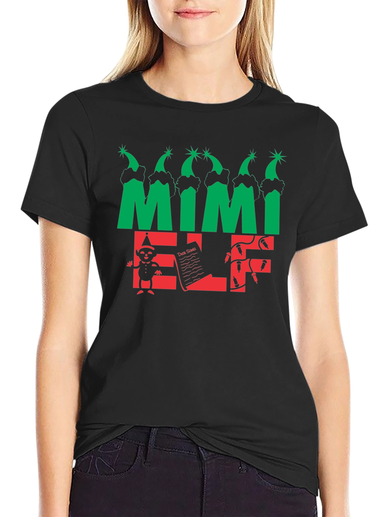 MIMI Elf T-Shirt - Holiday Christmas Tee
