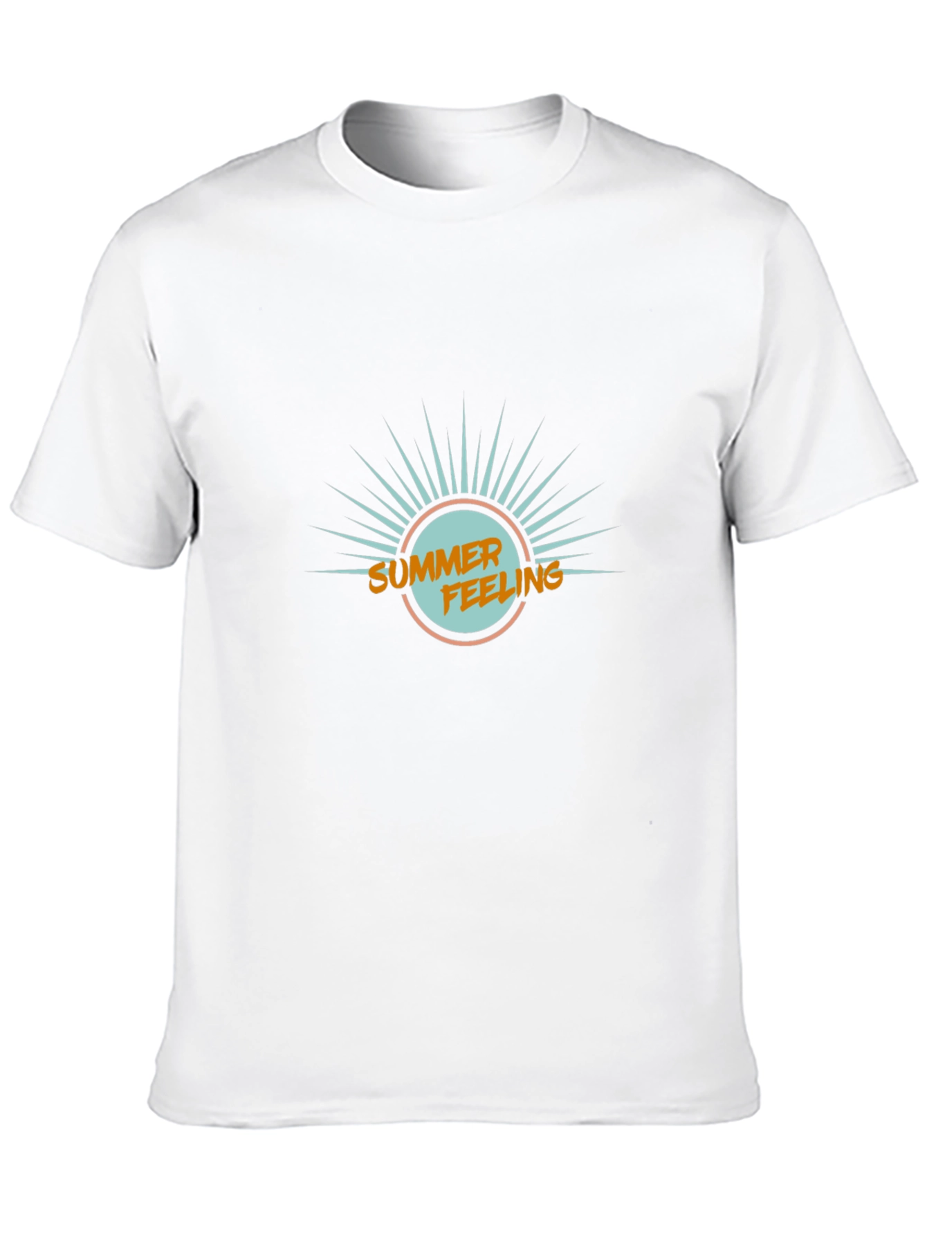 Summer Feeling Graphic Tee - Mens Black T-Shirt