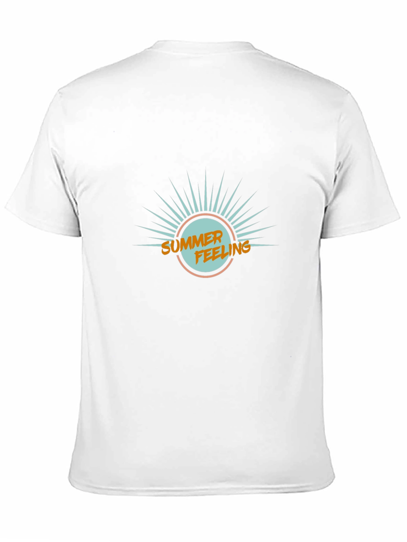 Summer Feeling Graphic Tee - Mens Black T-Shirt