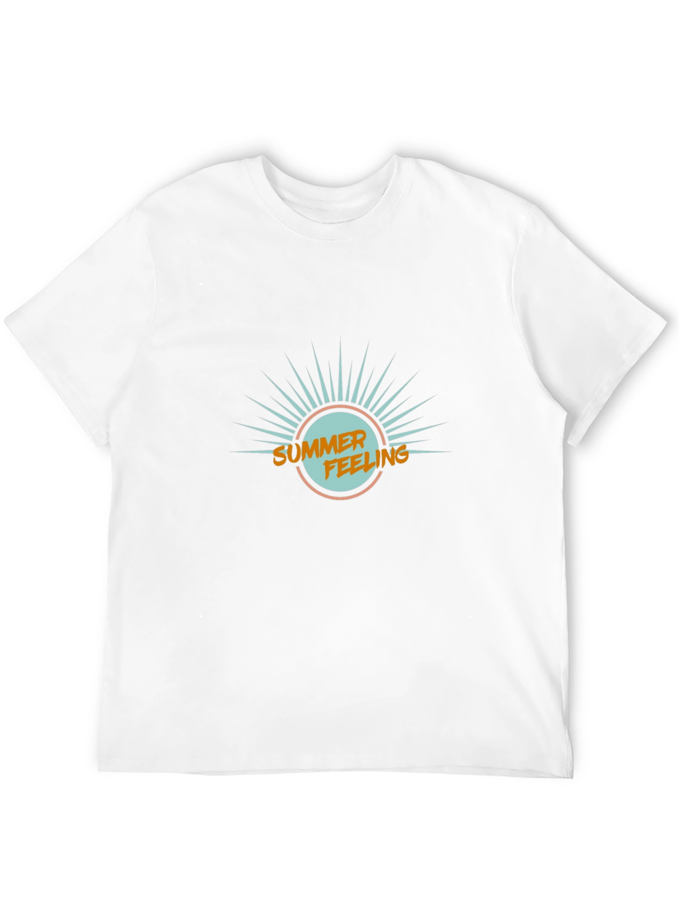 Summer Feeling Graphic Tee - Mens Black T-Shirt