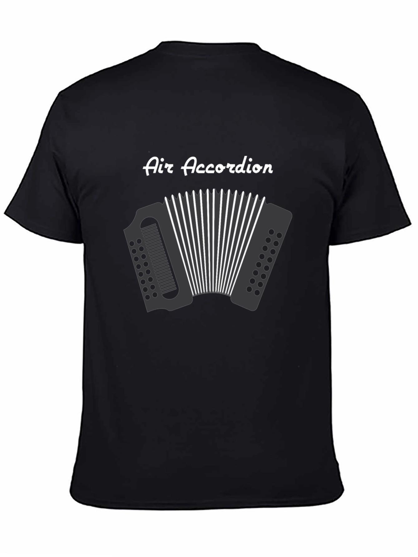 Air Accordion Black Graphic Tee