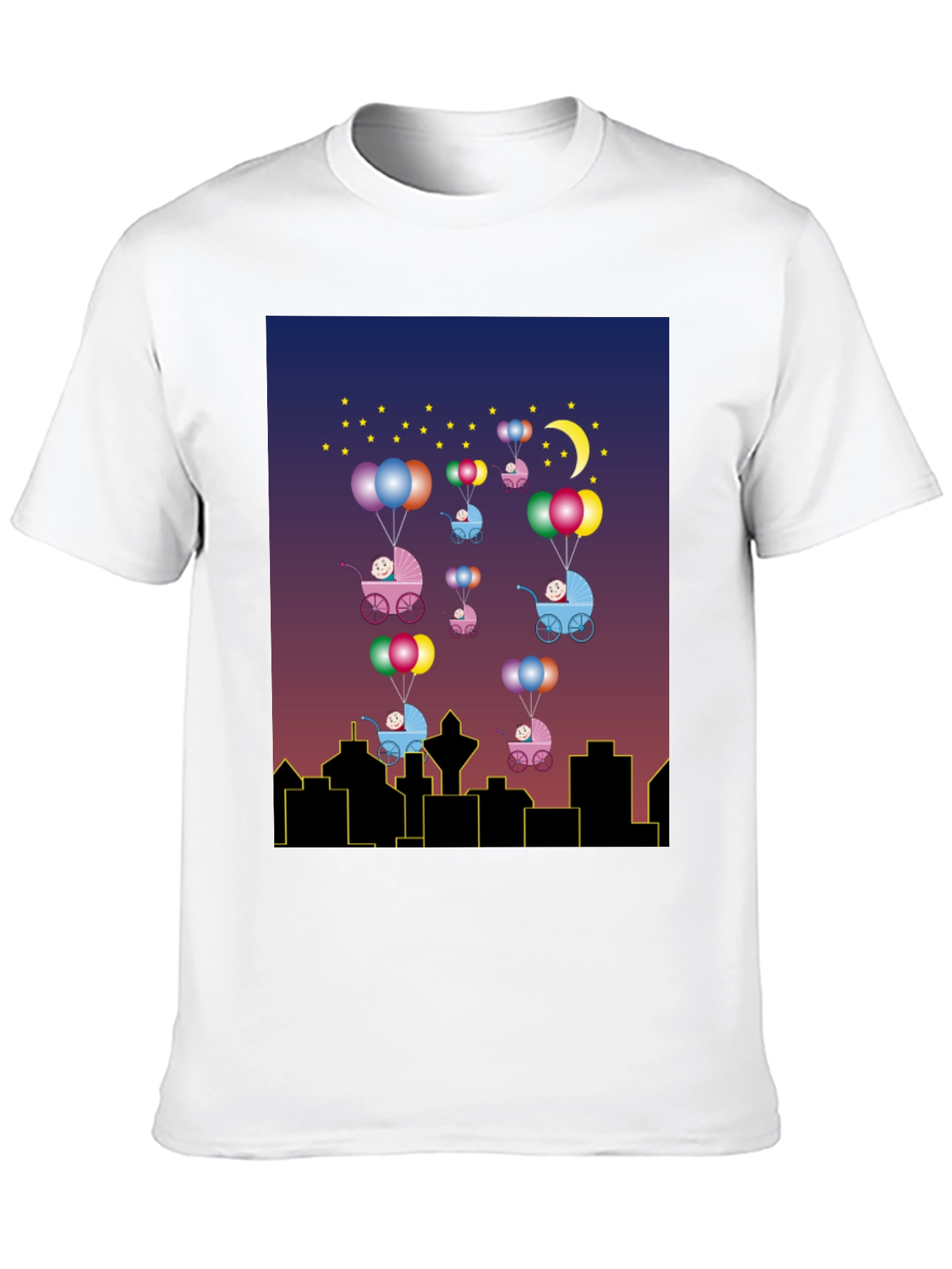 Novelty Baby Balloon Ride T-Shirt