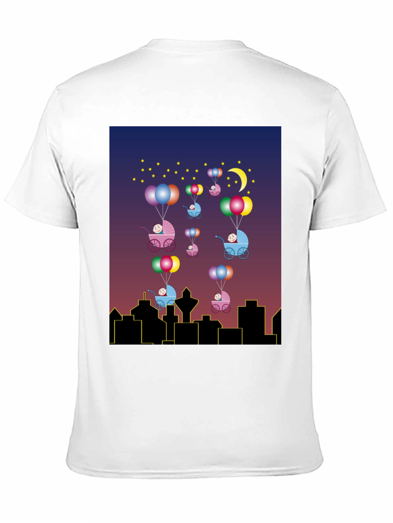 Novelty Baby Balloon Ride T-Shirt