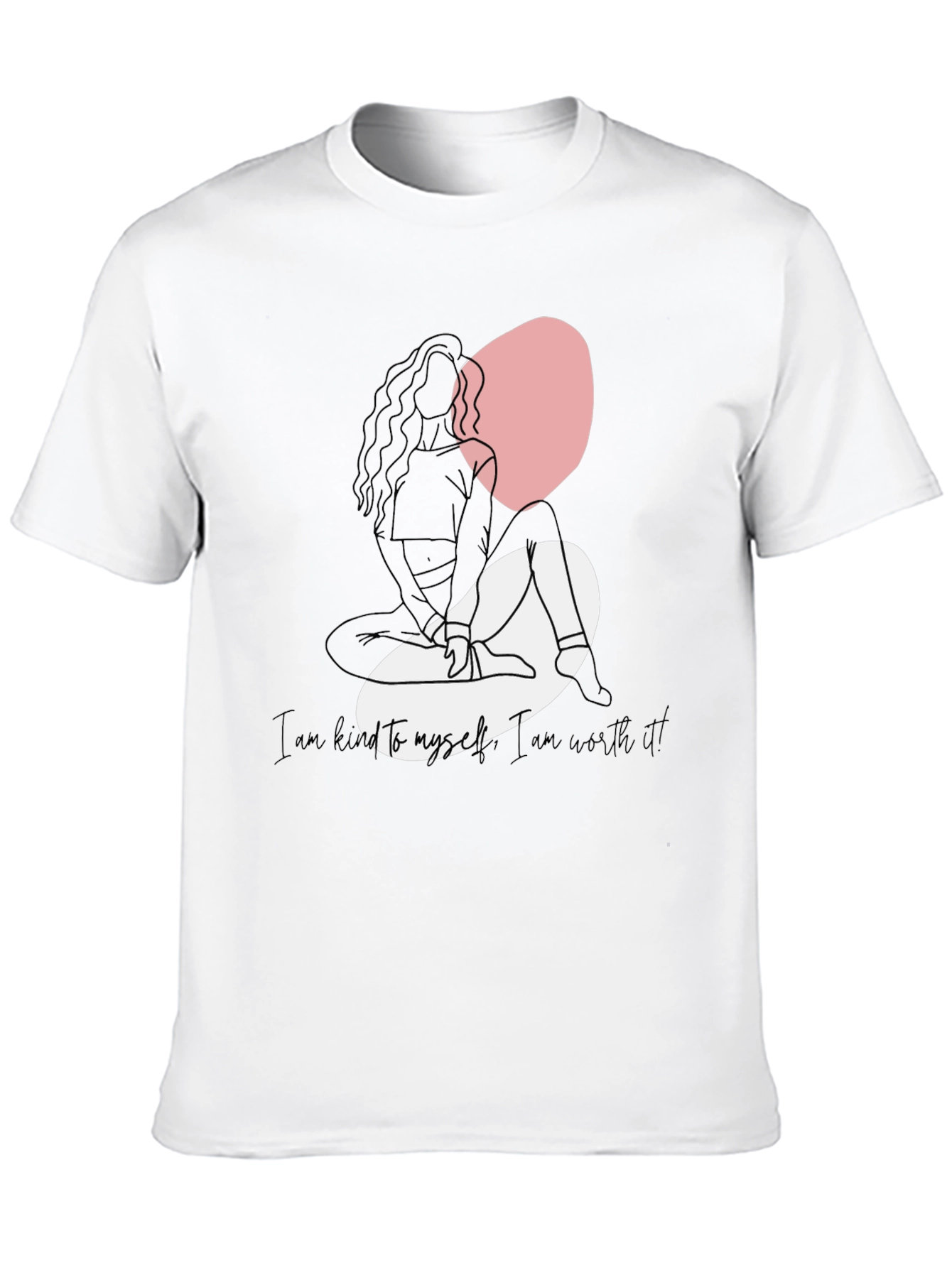 Kind to Myself Tee - Black Graphic T-Shirt