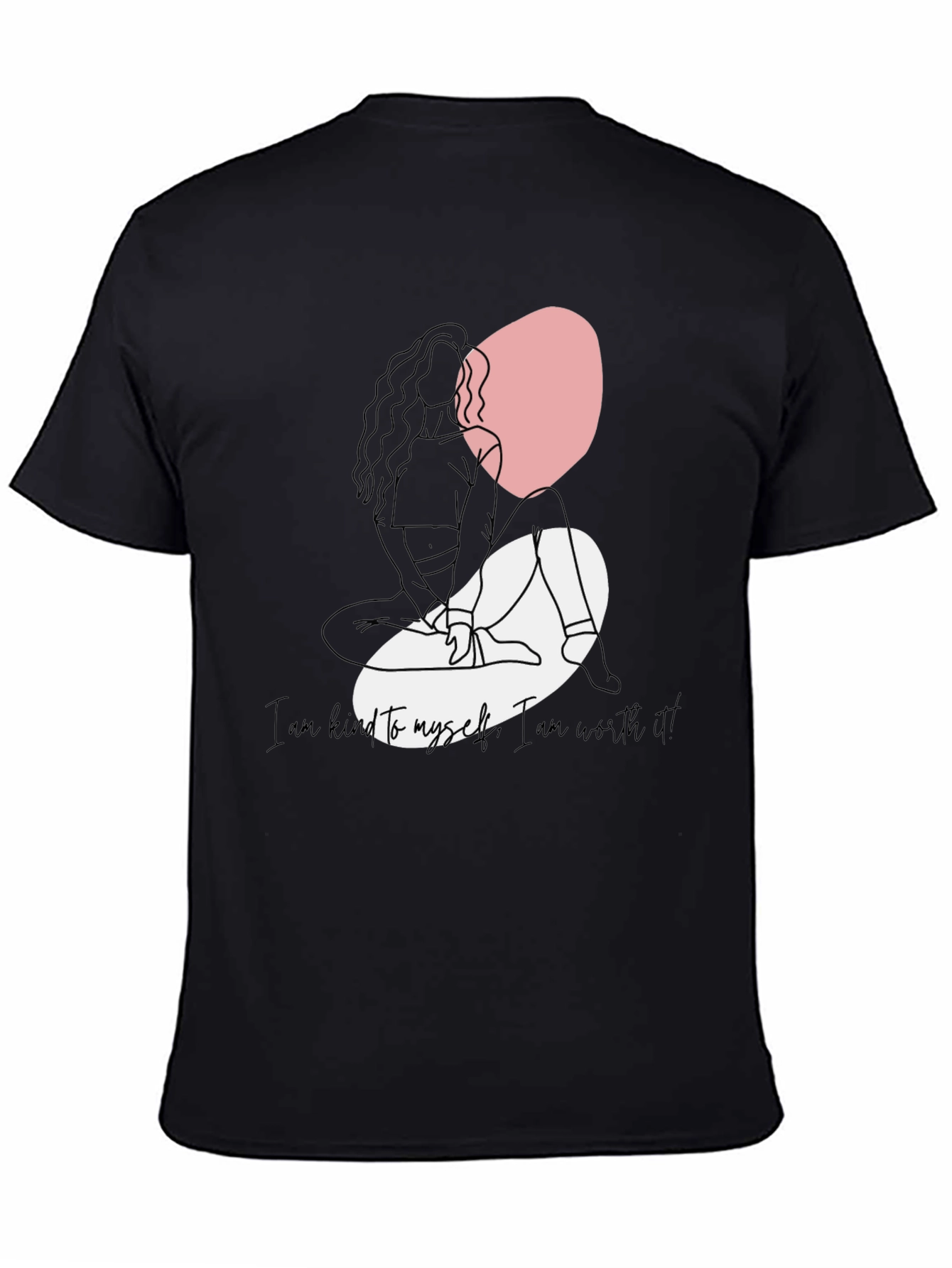 Kind to Myself Tee - Black Graphic T-Shirt
