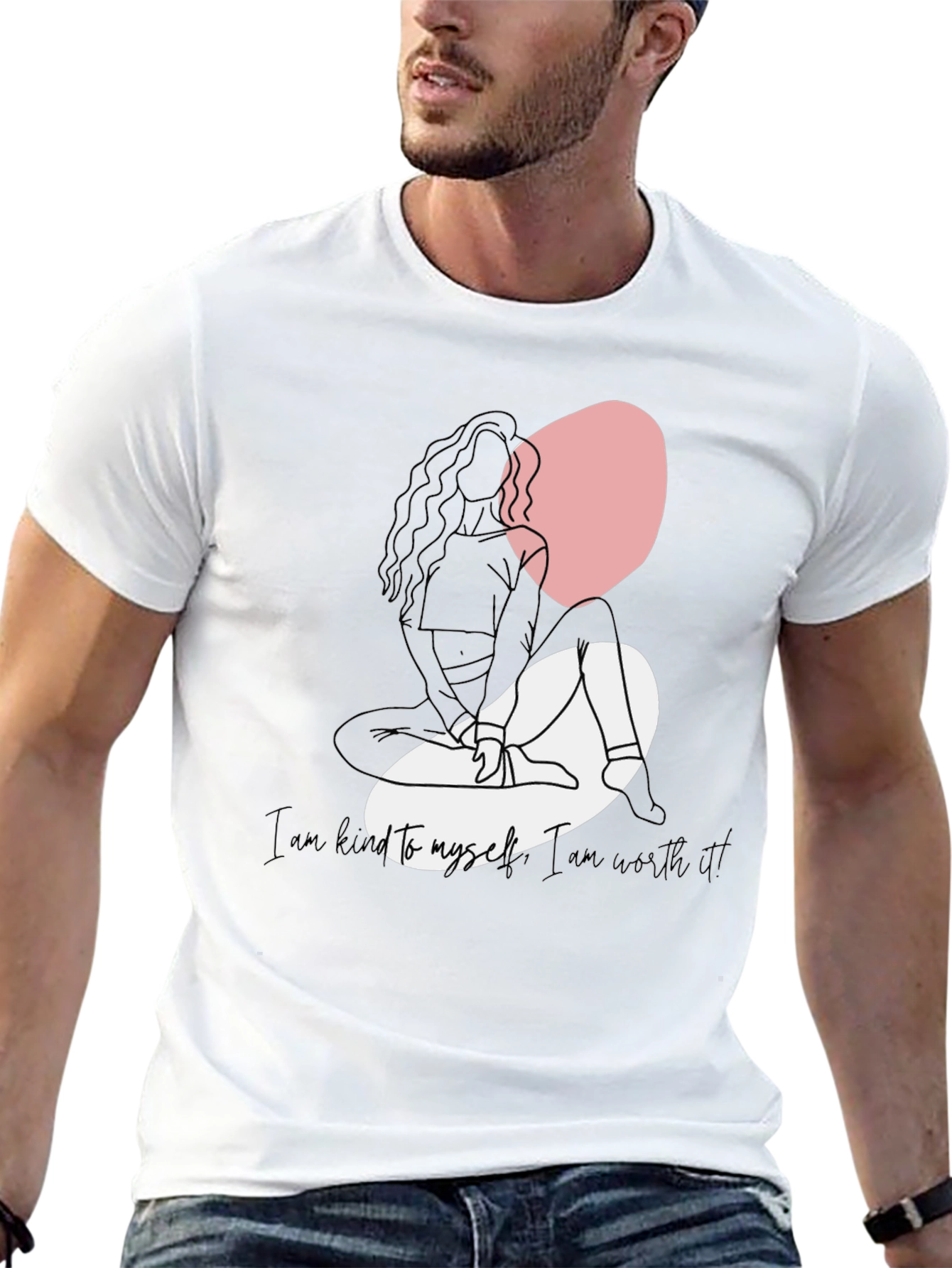 Kind to Myself Tee - Black Graphic T-Shirt
