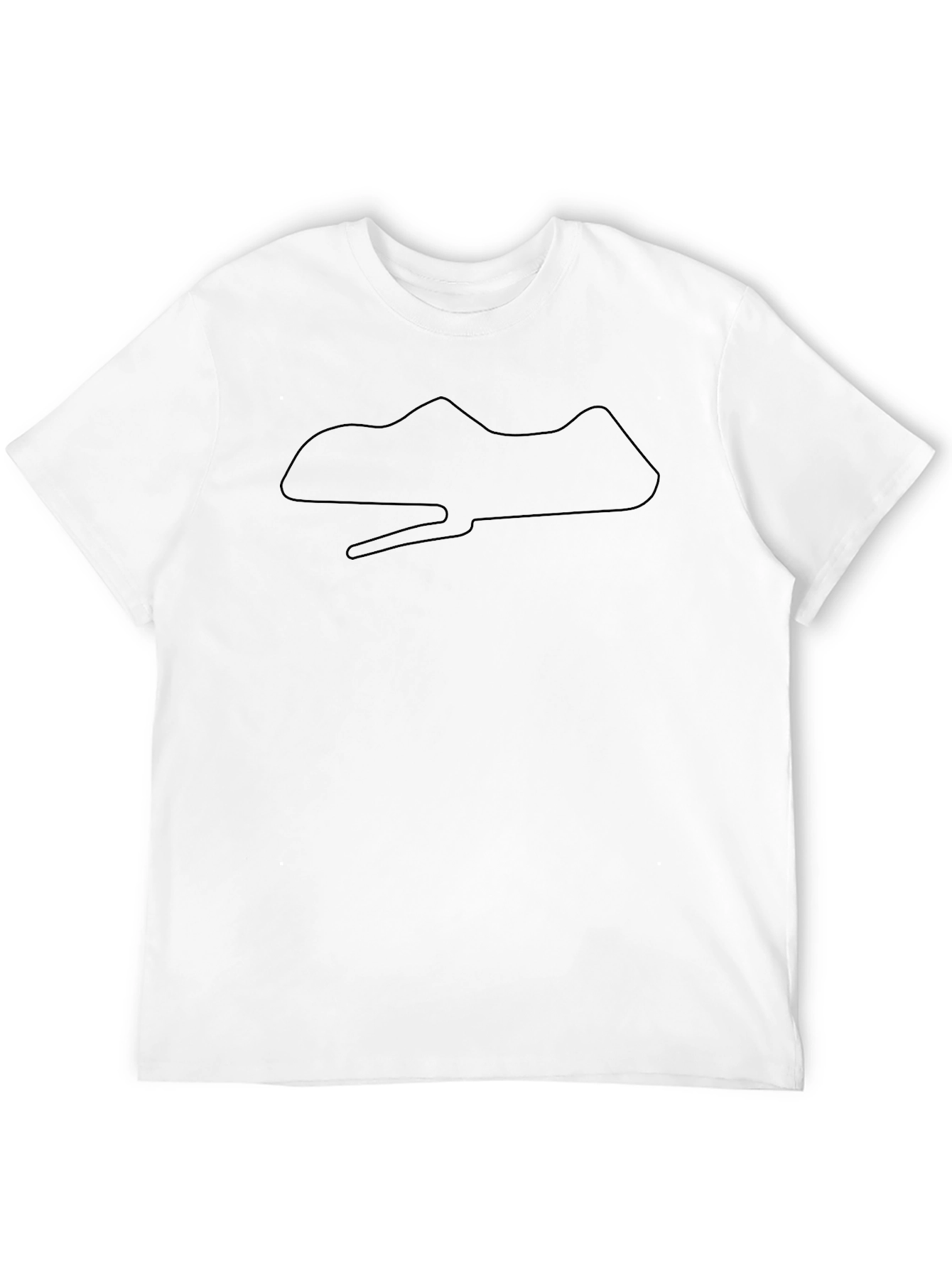 Mens Black Circuit Map T-Shirt