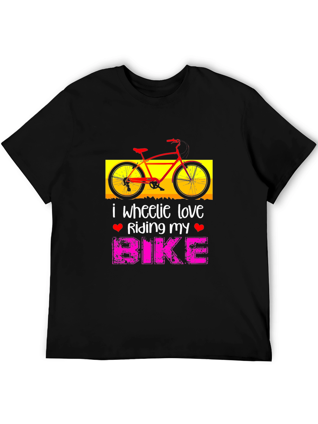 I Wheelie Love Riding My Bike Graphic T-Shirt