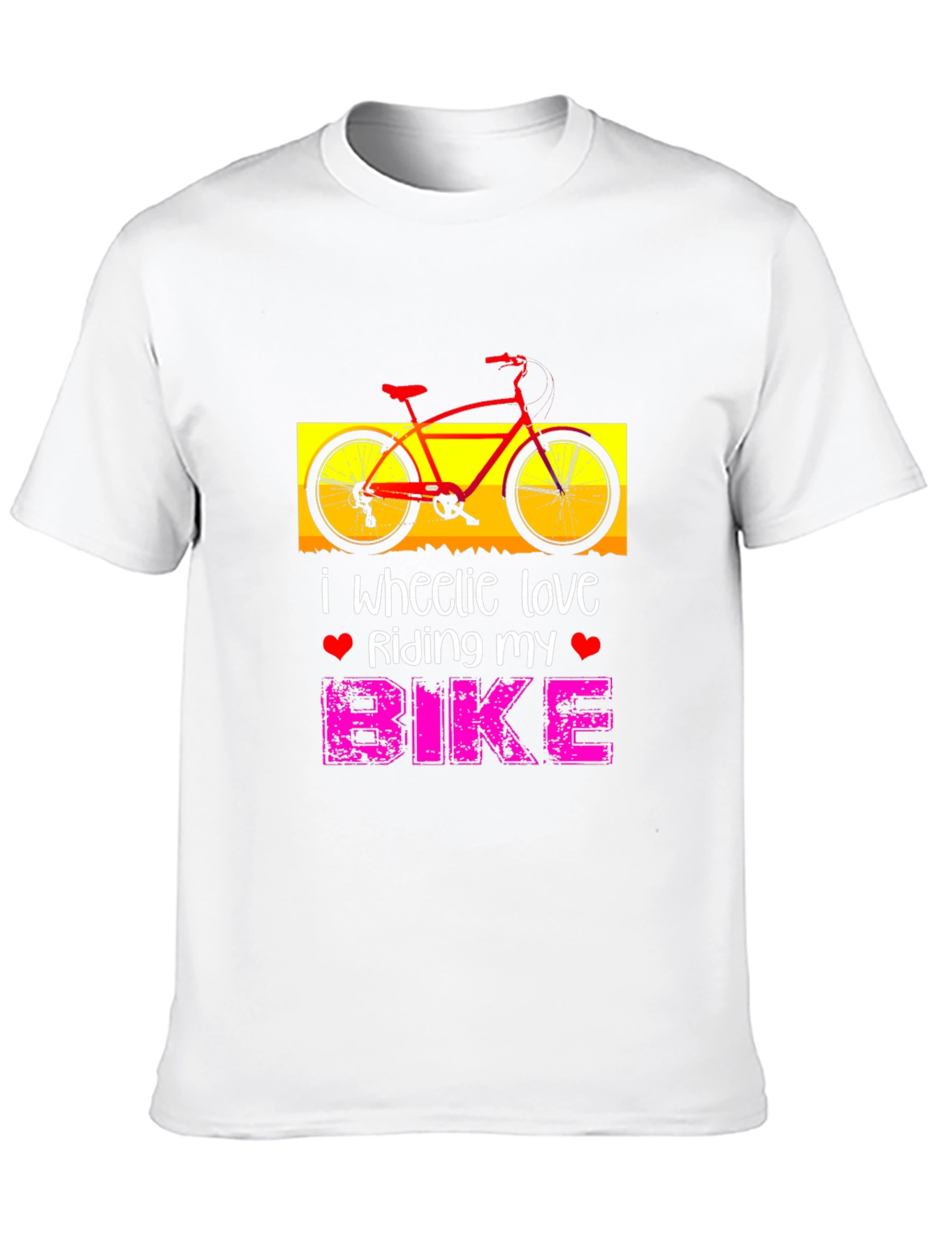 I Wheelie Love Riding My Bike Graphic T-Shirt