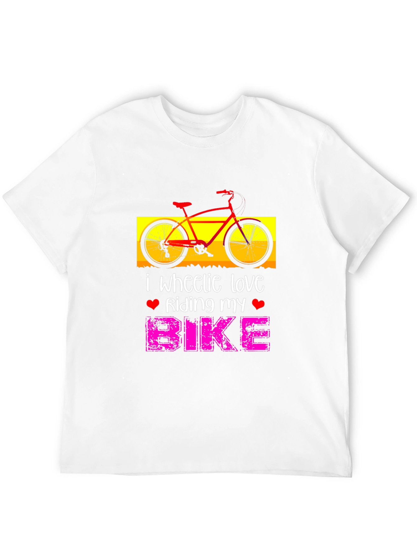 I Wheelie Love Riding My Bike Graphic T-Shirt