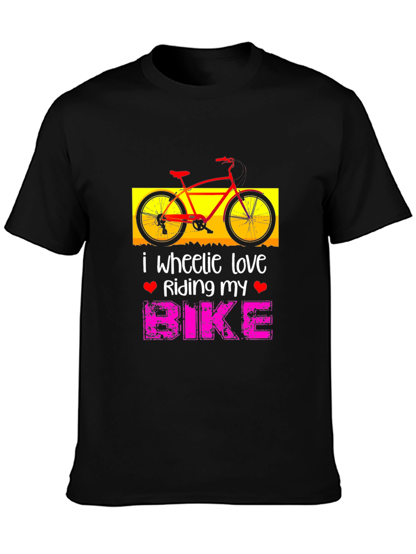 I Wheelie Love Riding My Bike Graphic T-Shirt
