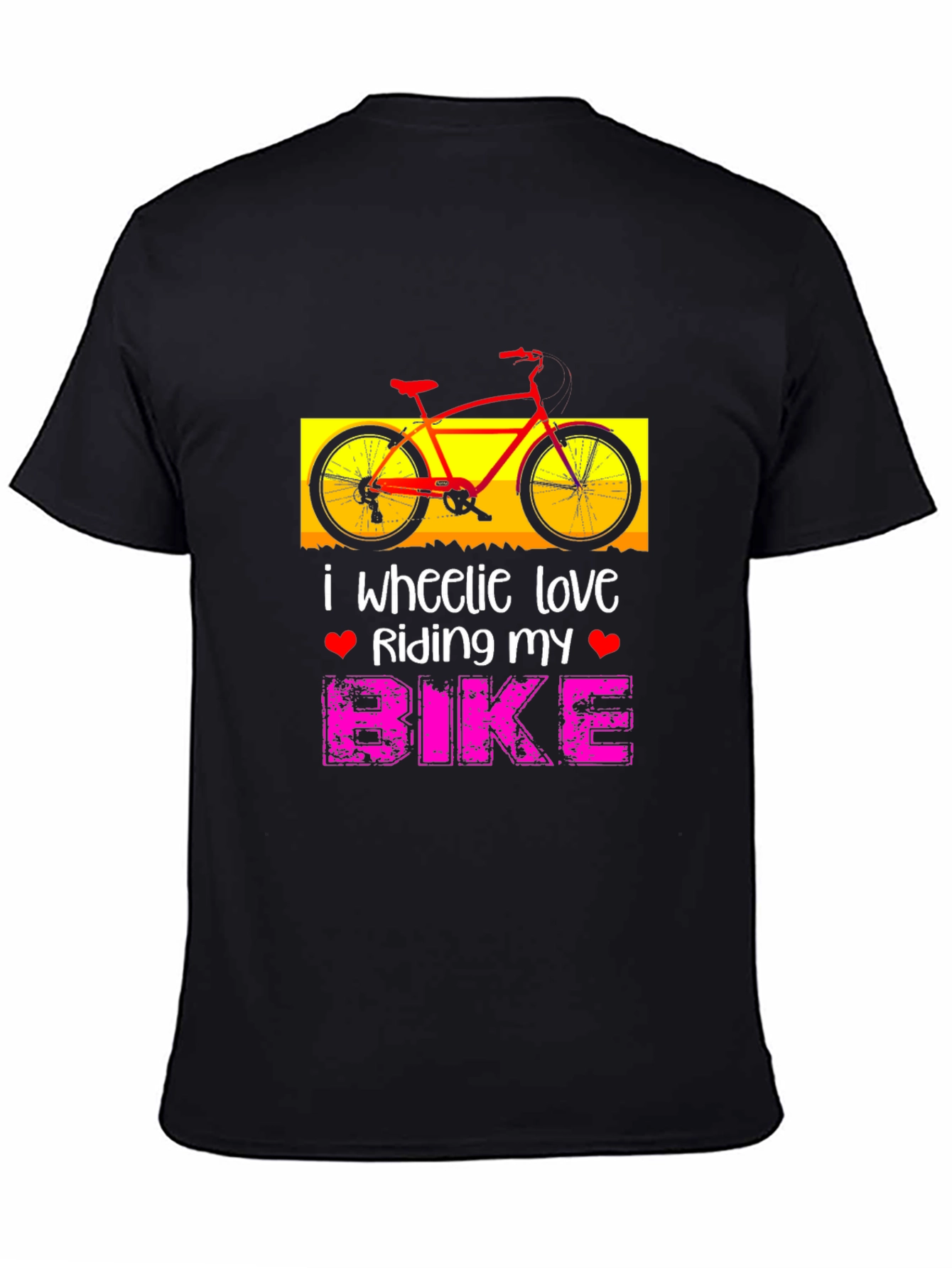 I Wheelie Love Riding My Bike Graphic T-Shirt