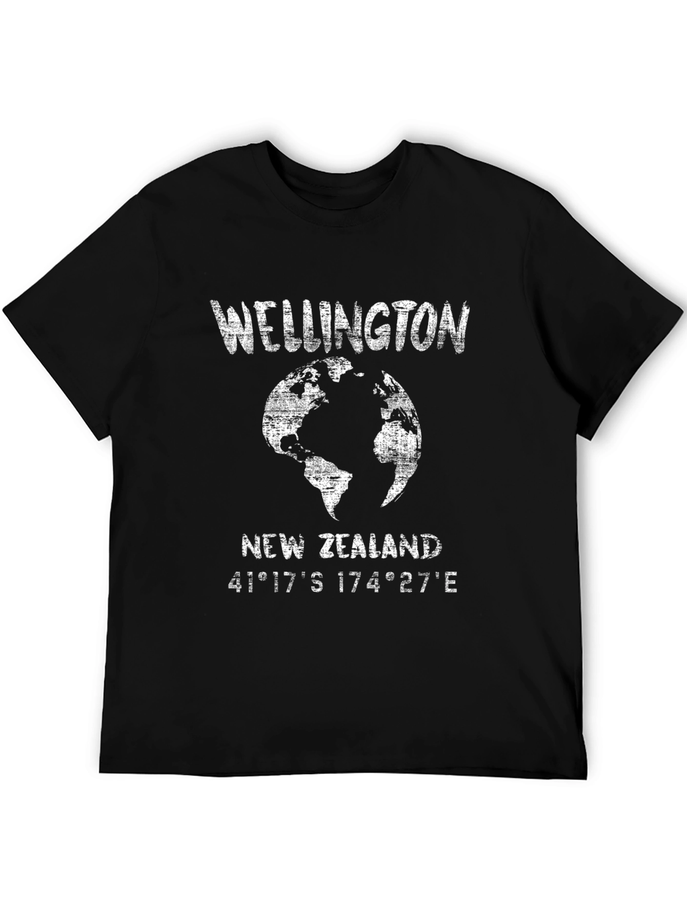 Wellington New Zealand Globe Graphic Tee