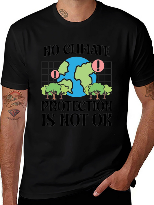 Climate Protection Awareness Graphic T-Shirt