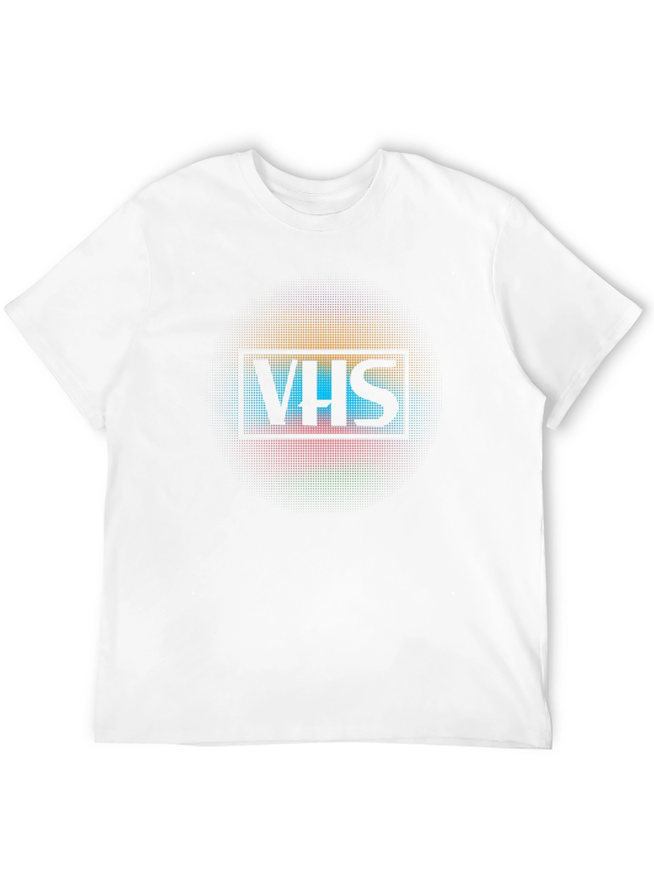 Retro VHS Graphic T-Shirt - Black